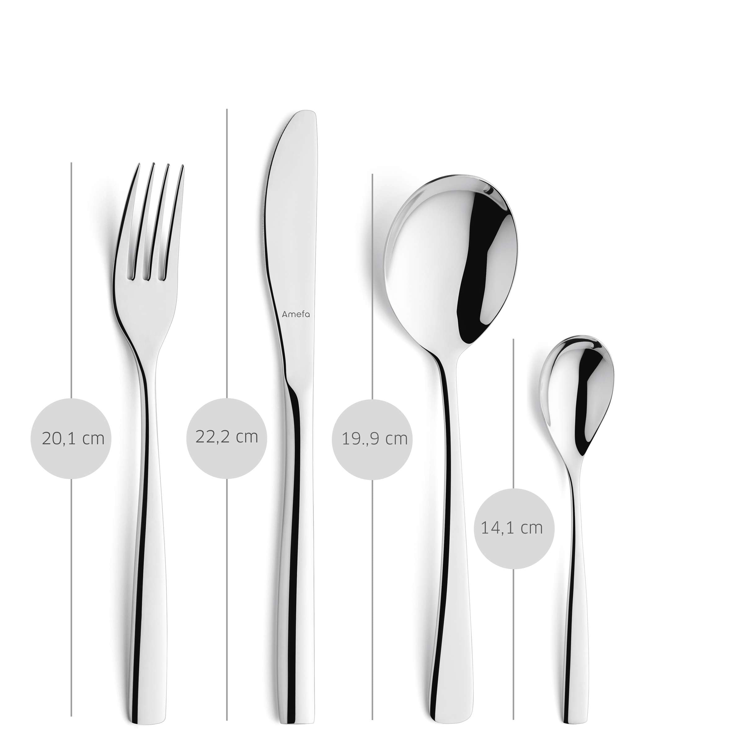 GAIA Service de couverts 42 pièces