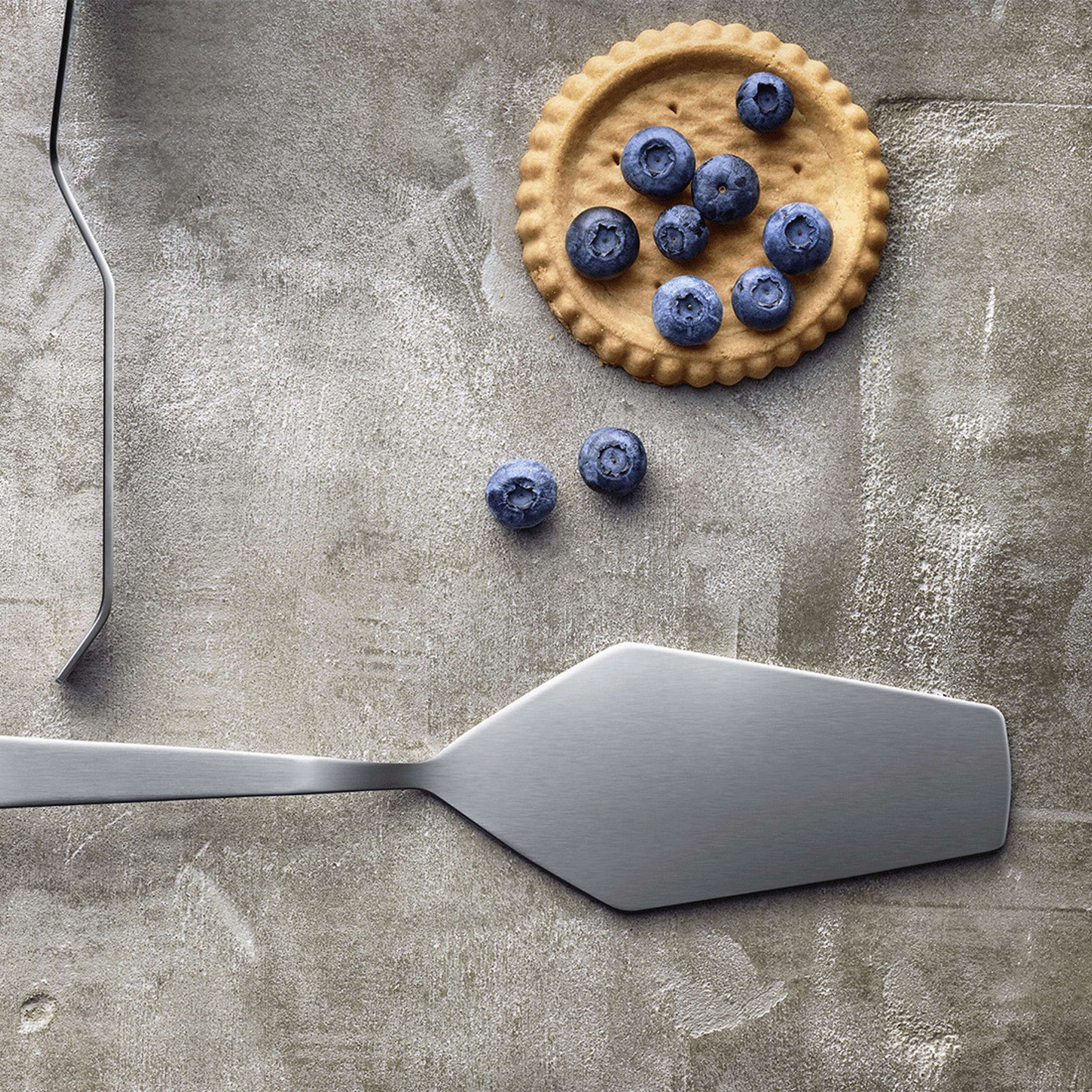 Messerset Tortenheber von Amefa mit mattierter Oberfläche, ideal zum Servieren von Kuchen und Torten.
