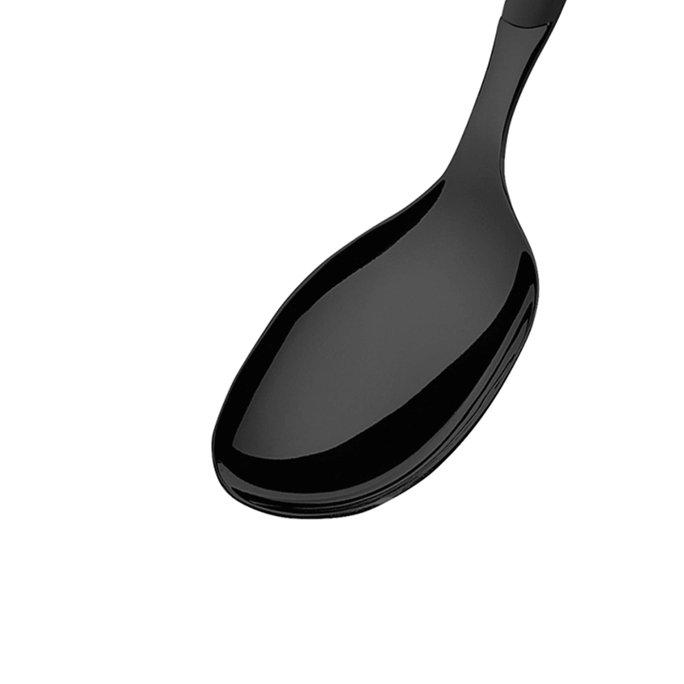 Amefa BUFFET Servierlöffel, schmaler PVD-schwarz mattierter Edelstahl, elegantes Besteck für den gedeckten Tisch