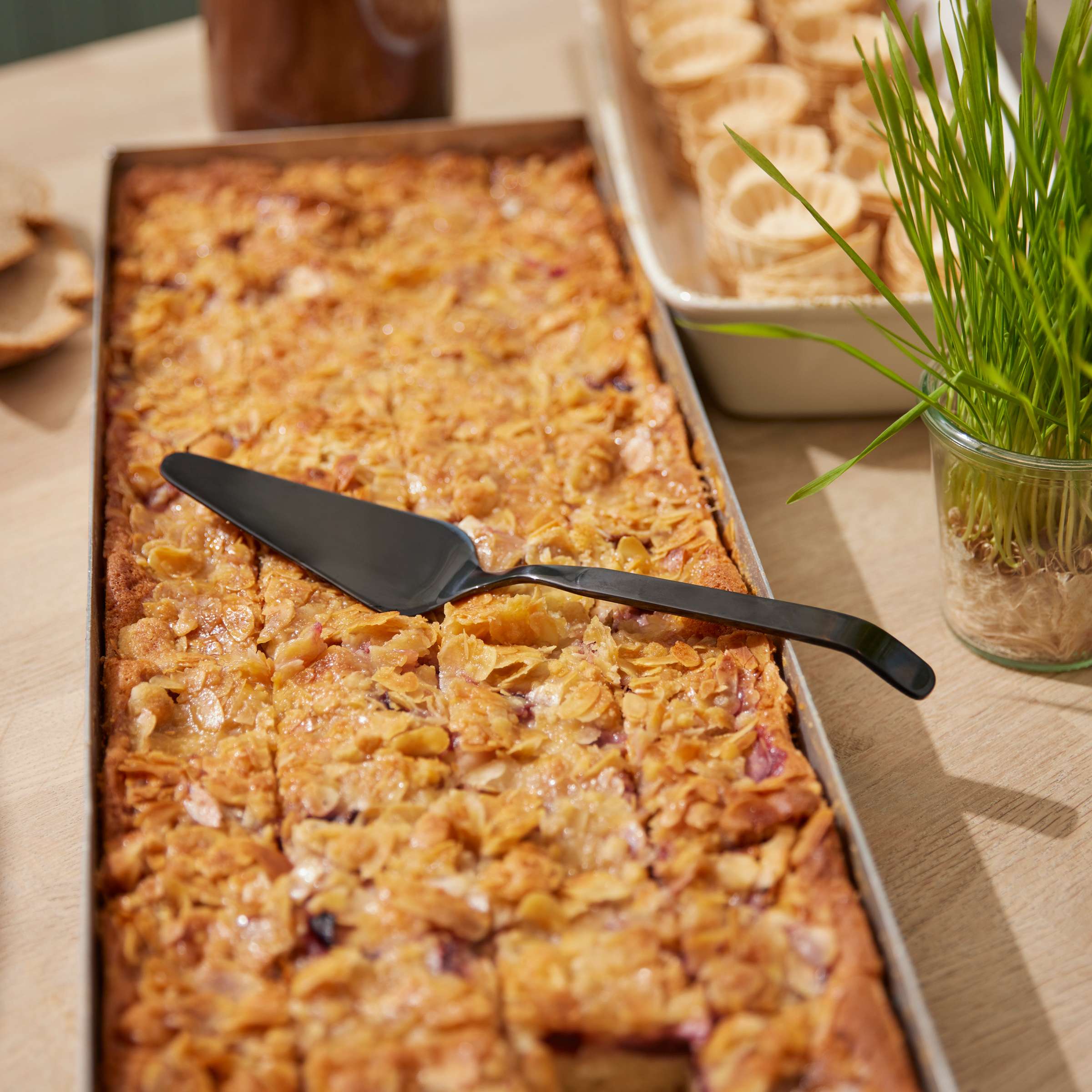 BUFFET Chafing Dish Löffel geschlossen PVD schwarz mattiert