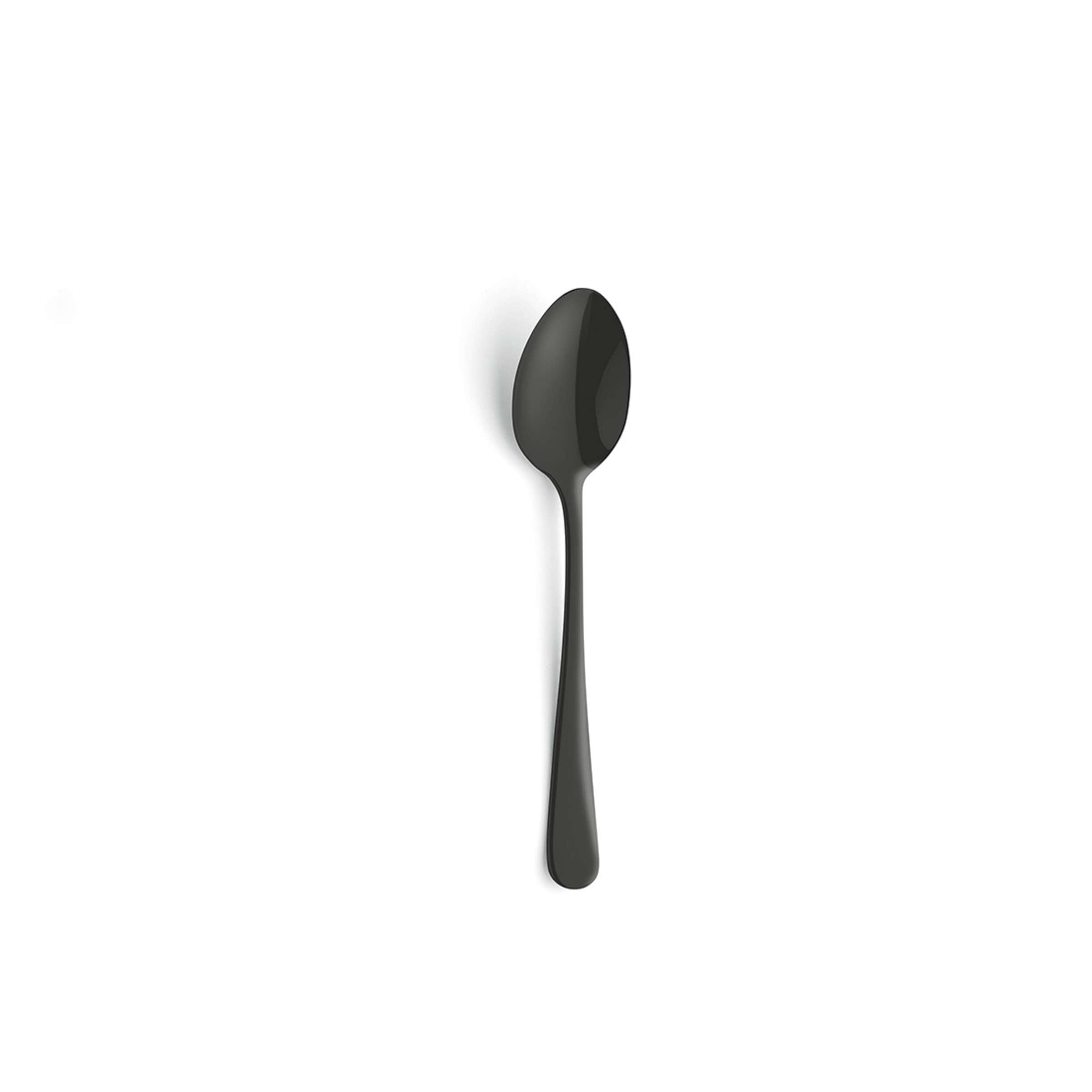 Amefa AUSTIN Mocca- und Espressolöffel Set, 6-teilig, schwarz mattierter PVD-Beschichtung, elegantes Besteck für Kaffee.
