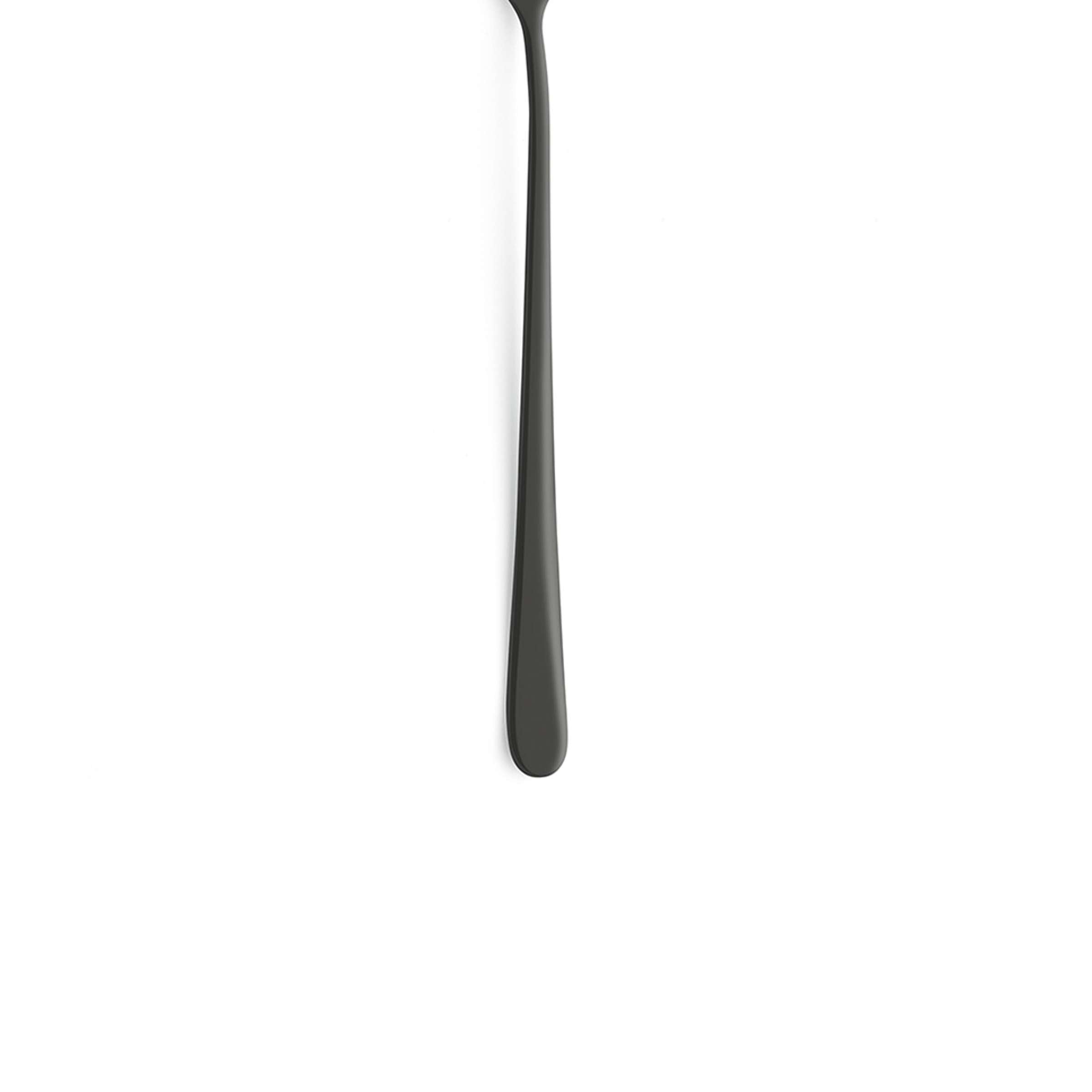 Amefa Austin Löffel-Set, 6-teilig, schwarzes PVD-beschichtetes Besteck für Longdrinks und Latte Macchiato, elegant und modern.