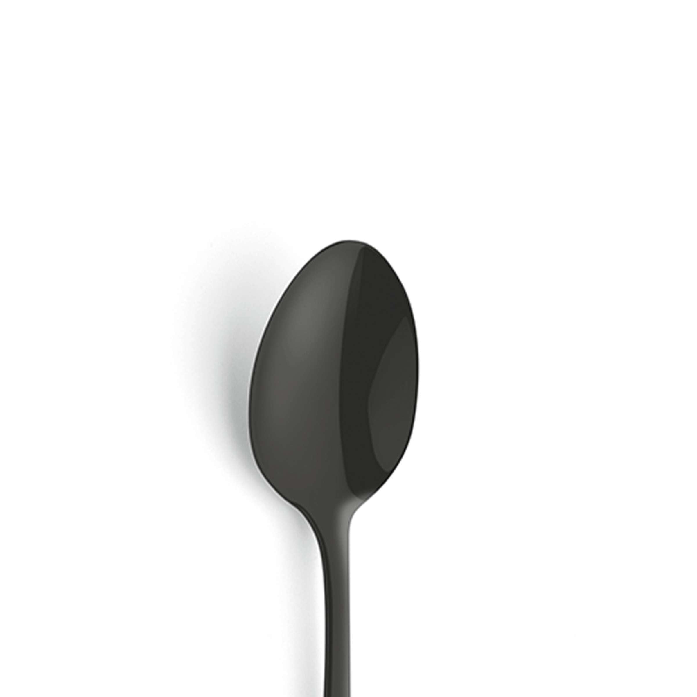 Amefa AUSTIN Mocca- und Espressolöffel Set, 6-teilig, schwarz mattierte PVD-Beschichtung, elegantes Besteck für Kaffee.