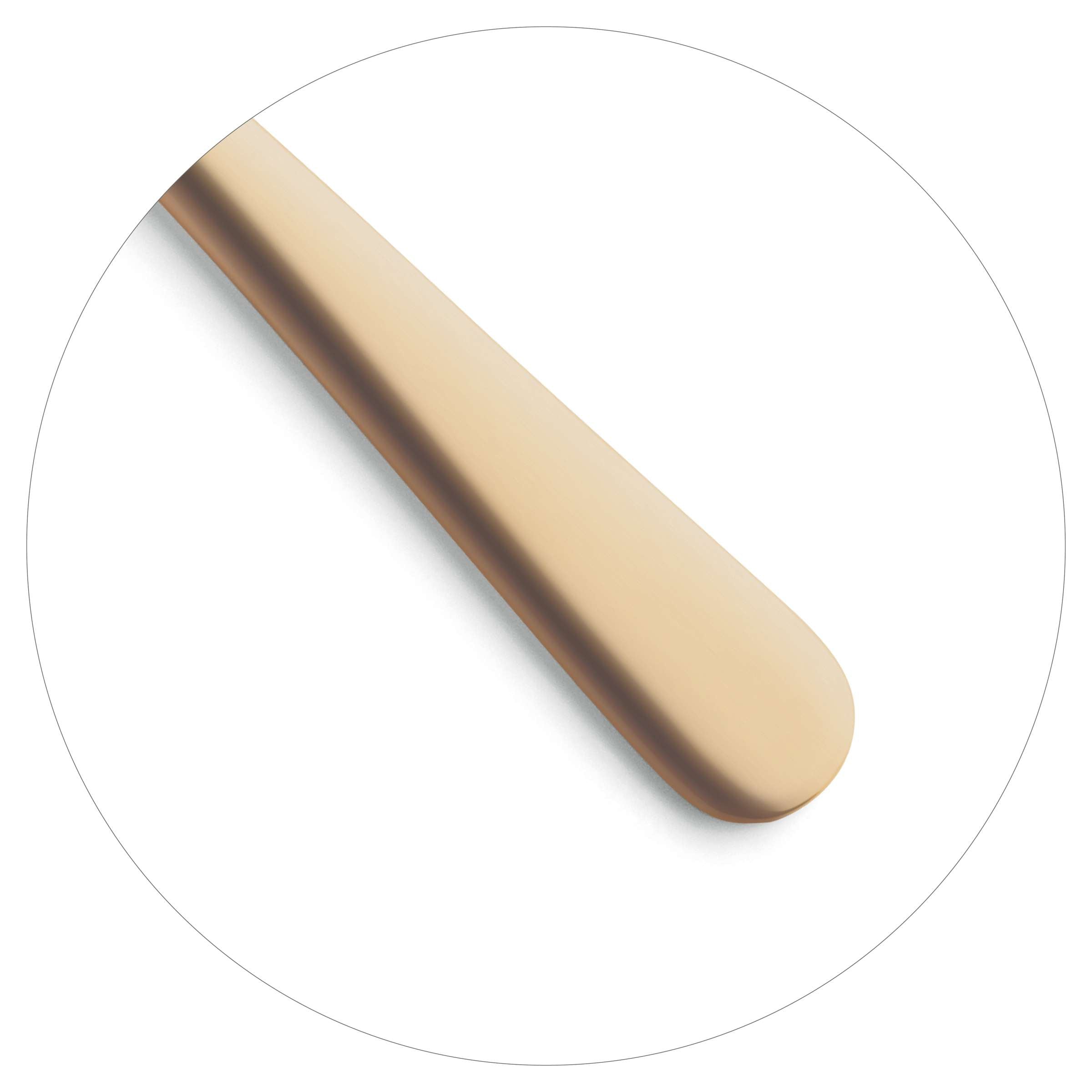 AUSTIN Longdrink-/Latte Macchiato Spoon Set 6-pieces PVD gold satin