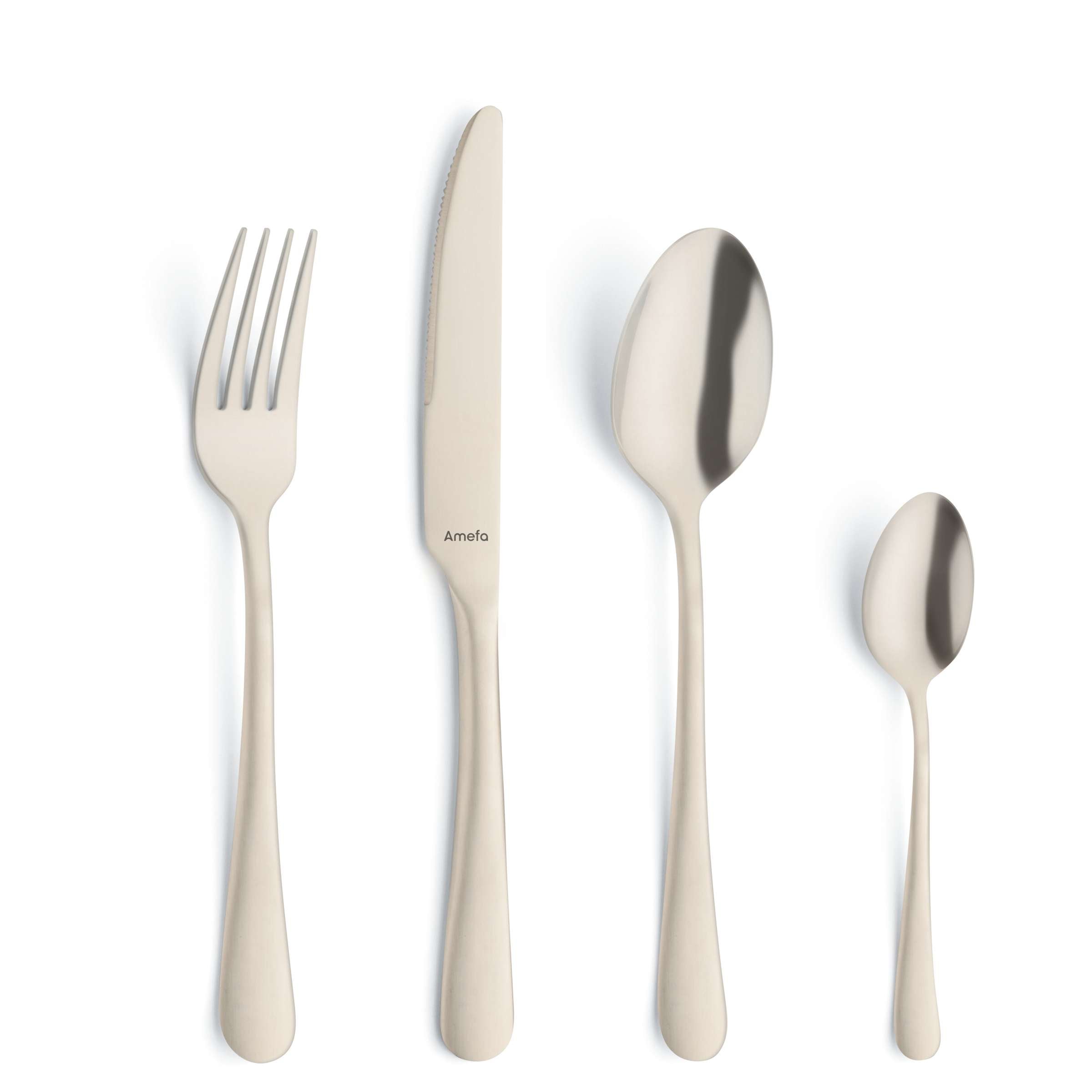 AUSTIN Cutlery Set 16-pieces PVD champagne satin