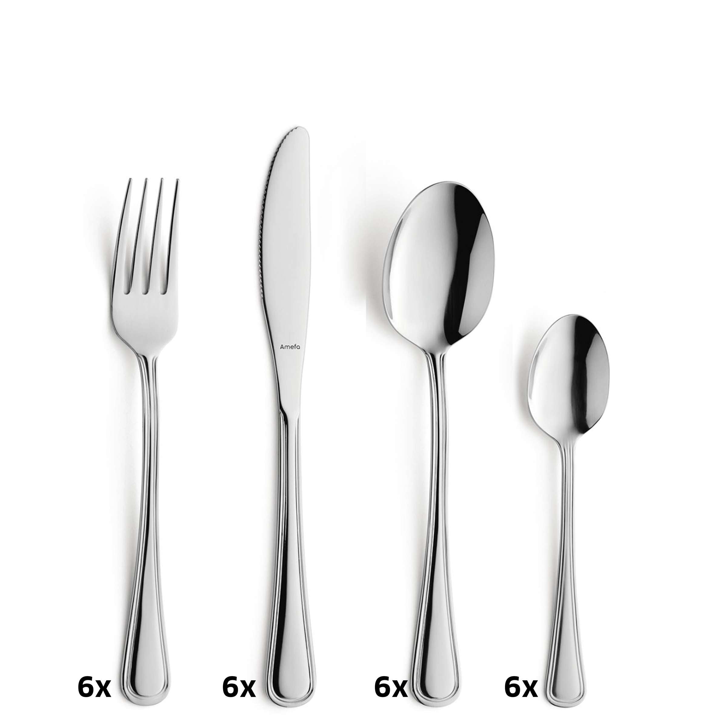 BOLOGNA Besteckset 24-teilig