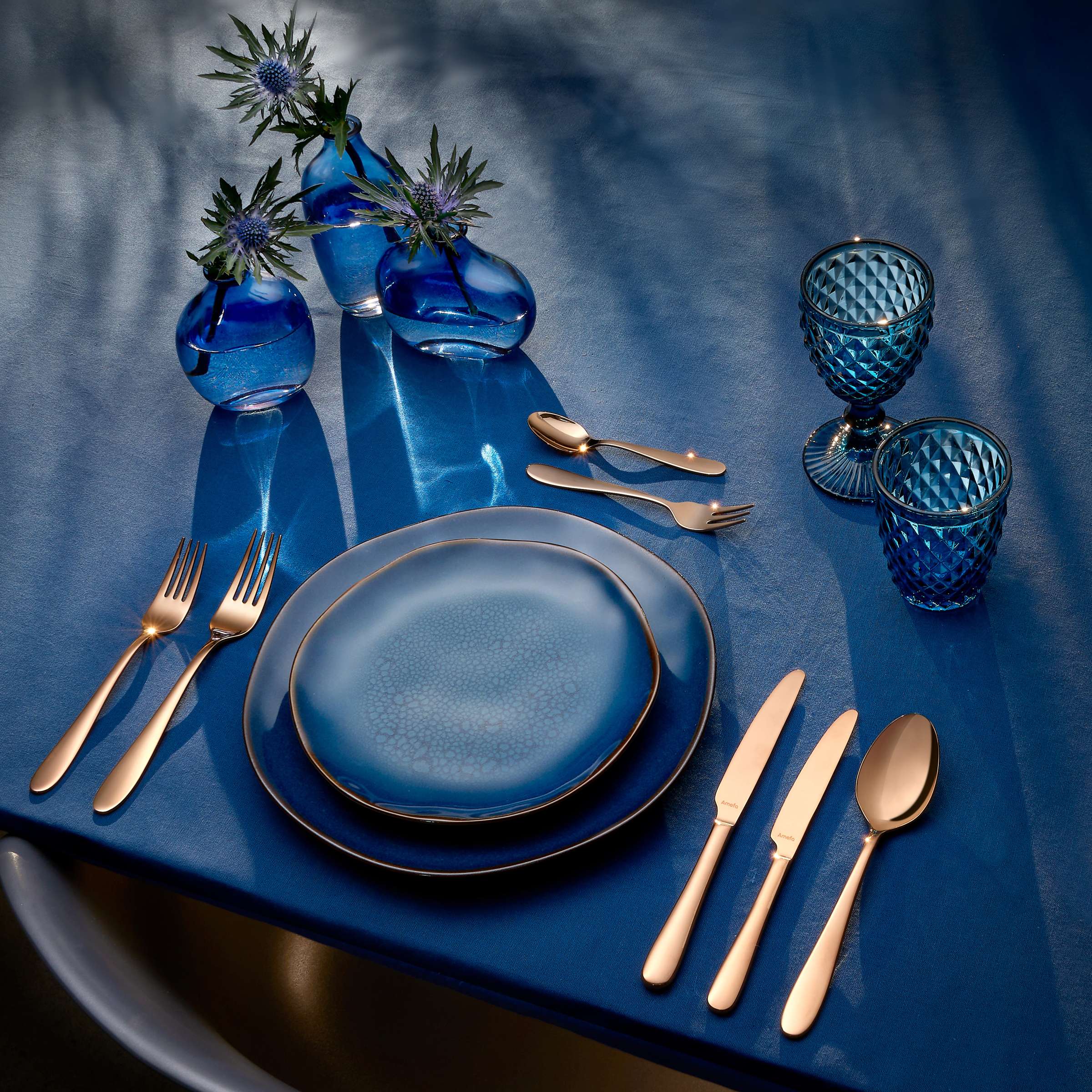 Service de couverts OXFORD 24 pièces PVD cuivre