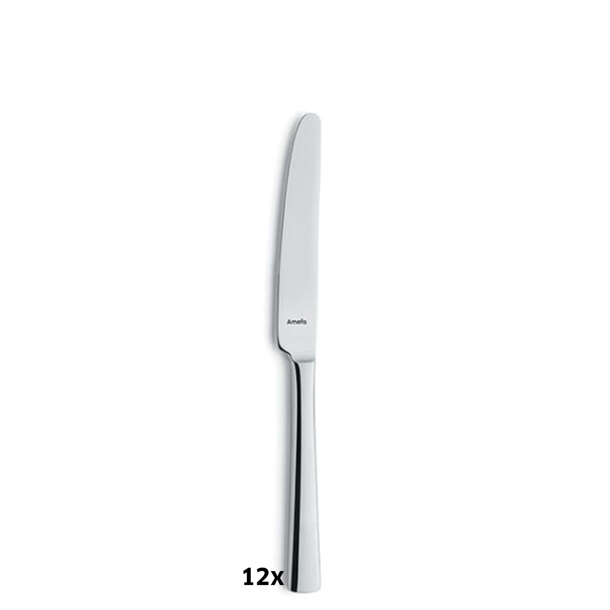 Moderno Besteckset 78-teilig von Amefa, Edelstahl, Messer, Gabeln, Löffel, Teller, perfekt für die Mahlzeit.