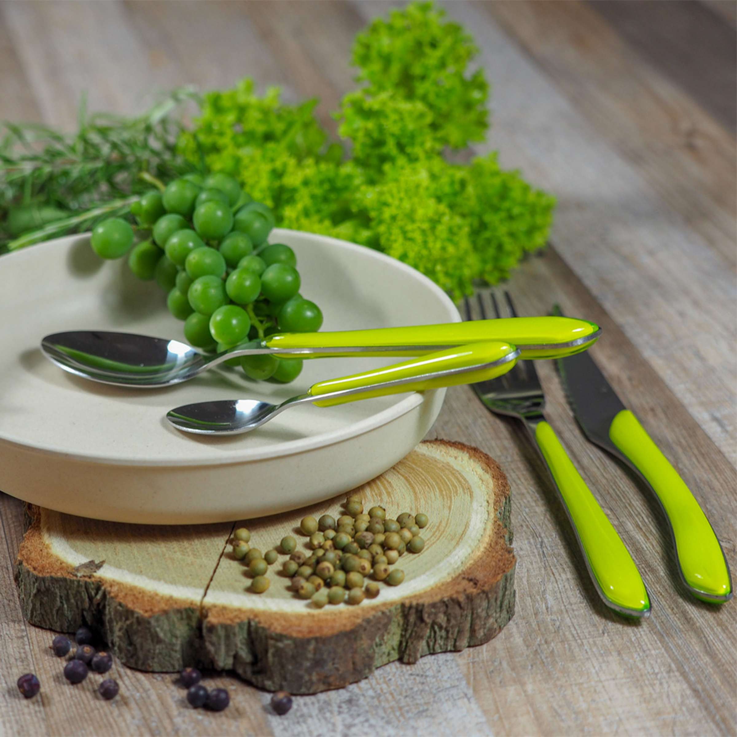 ECLAT Bestekset 16-delig anijs groen