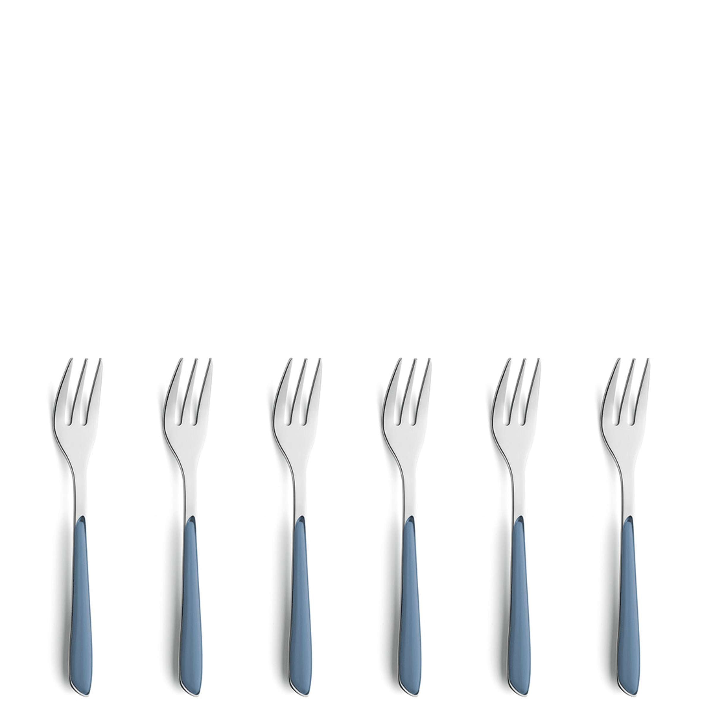 PRISMA Kuchengabel Set 6-teilig denim blau