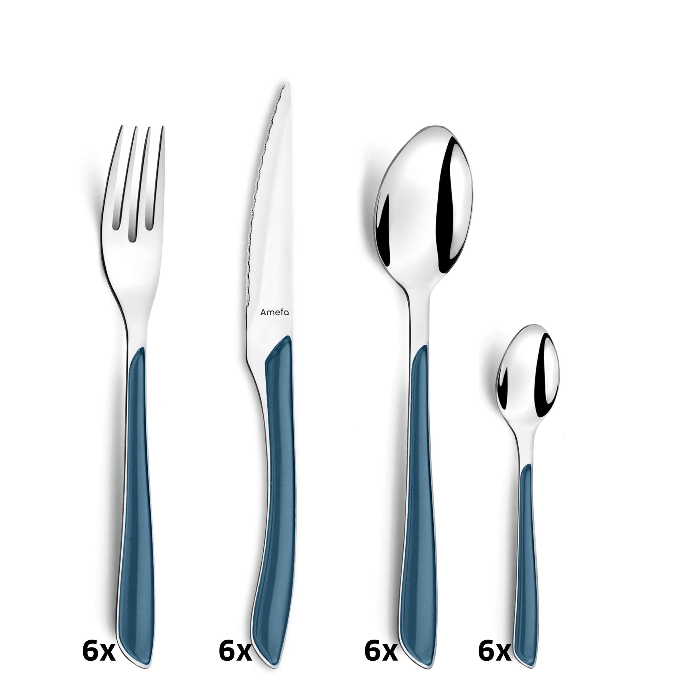 ECLAT Besteckset 16-teilig denim blau