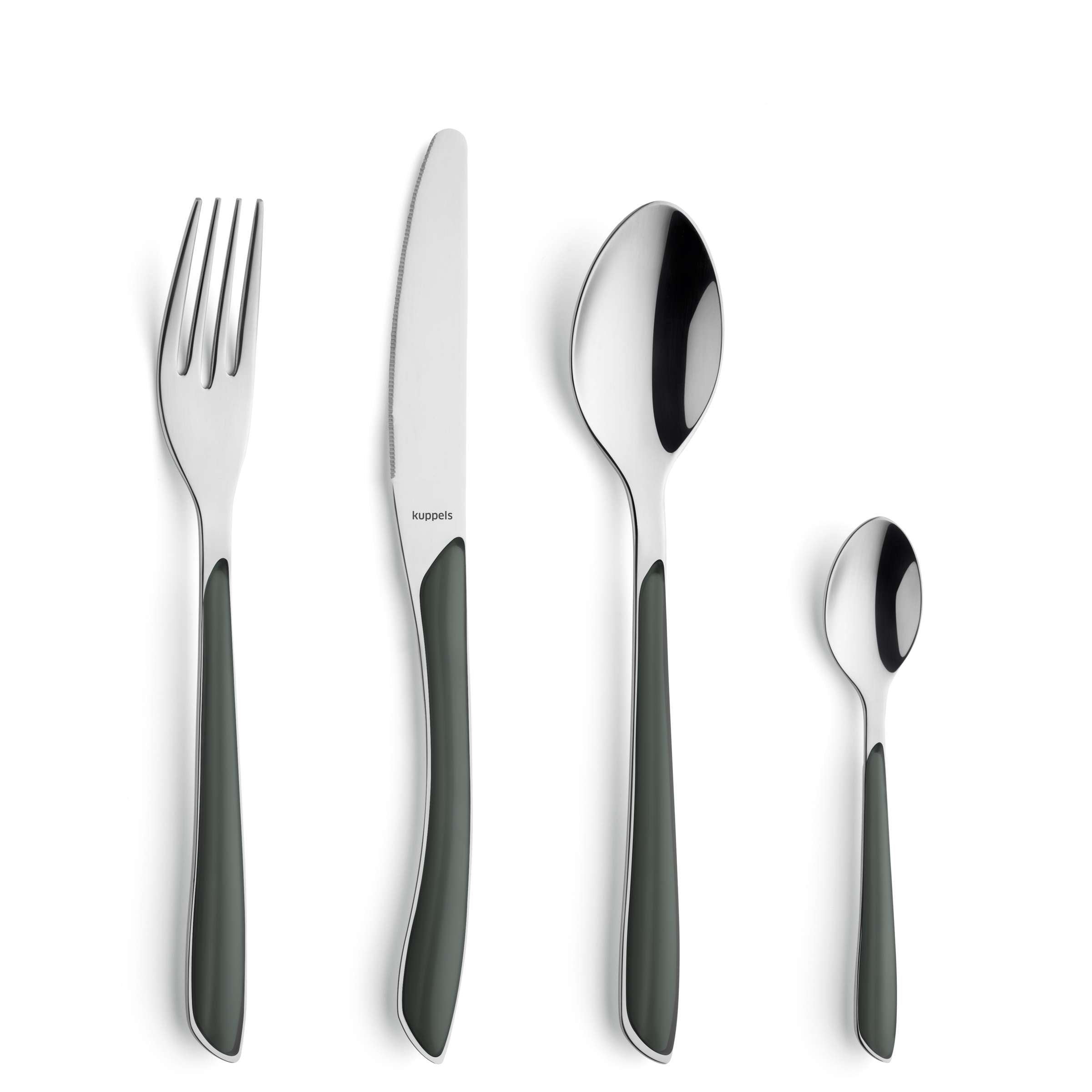 PRISMA Cutlery Set 24-pieces dark grey