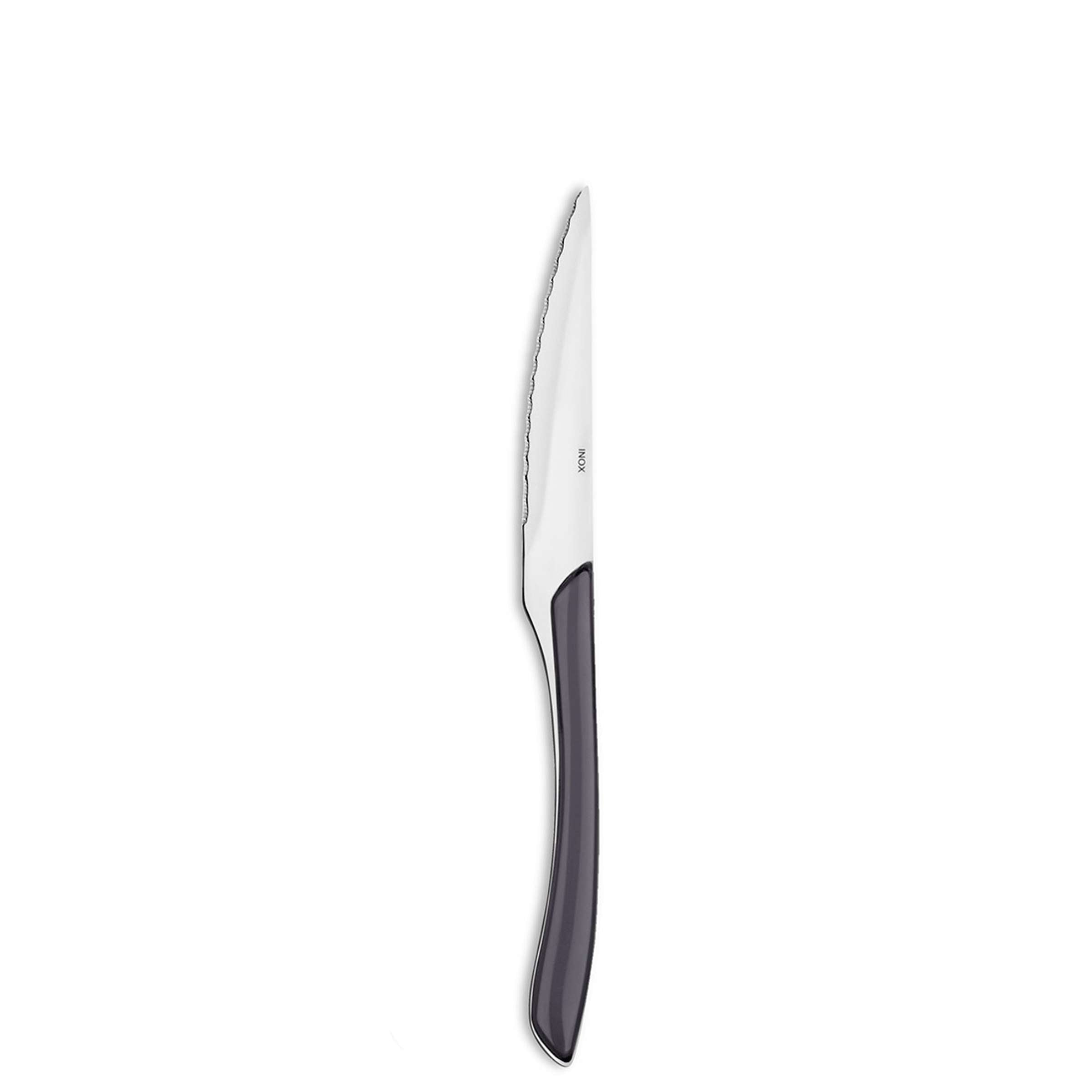 ECLAT Besteckset 24-teilig von Amefa, graues Cutlery Set mit Messer, Gabel und Löffel, elegant und modern design