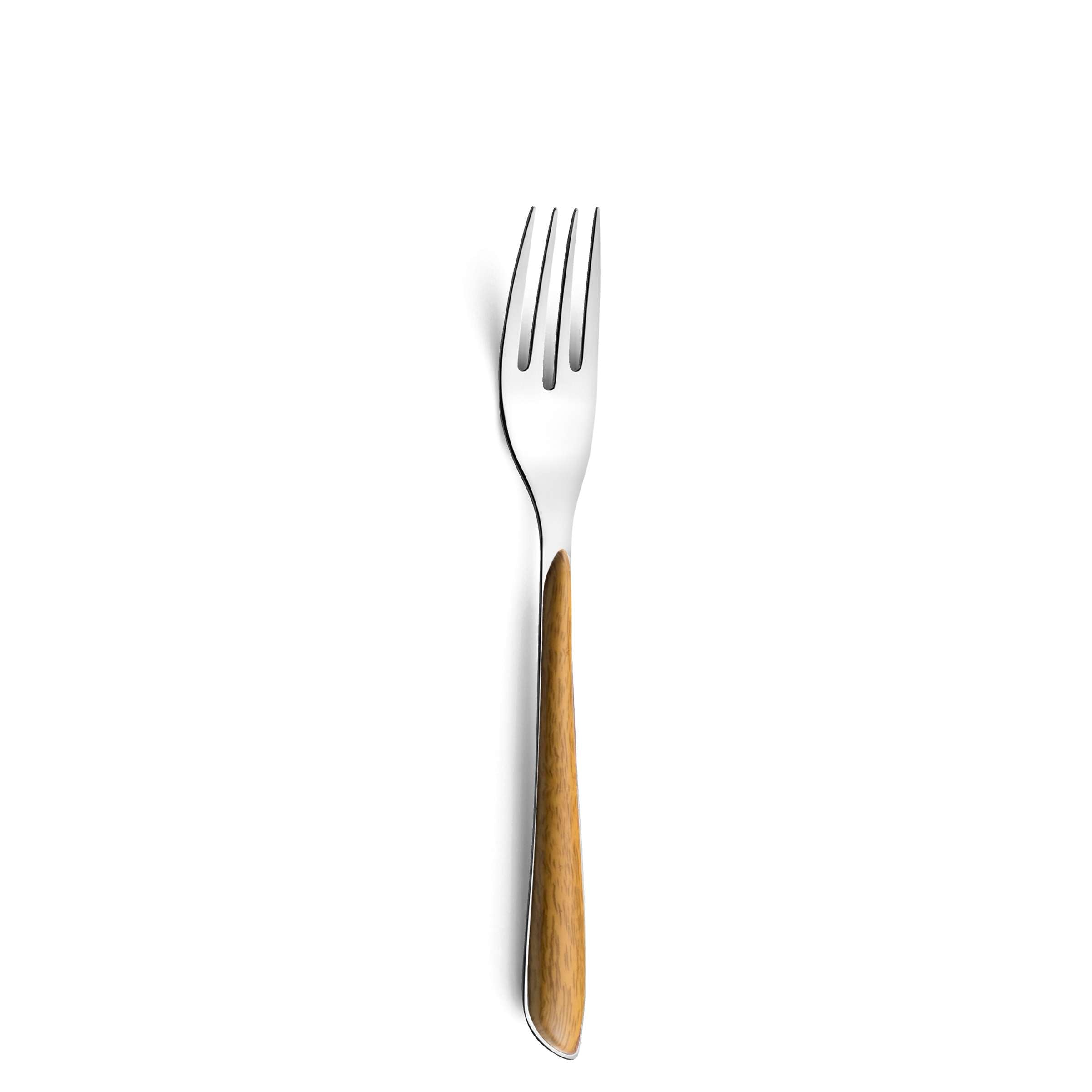 Amefa ECLAT NATURE Besteckset aus Holz, 16-teilig, Messer, Gabeln und Löffel, modernes Design, naturfarbenes Holzmaterial