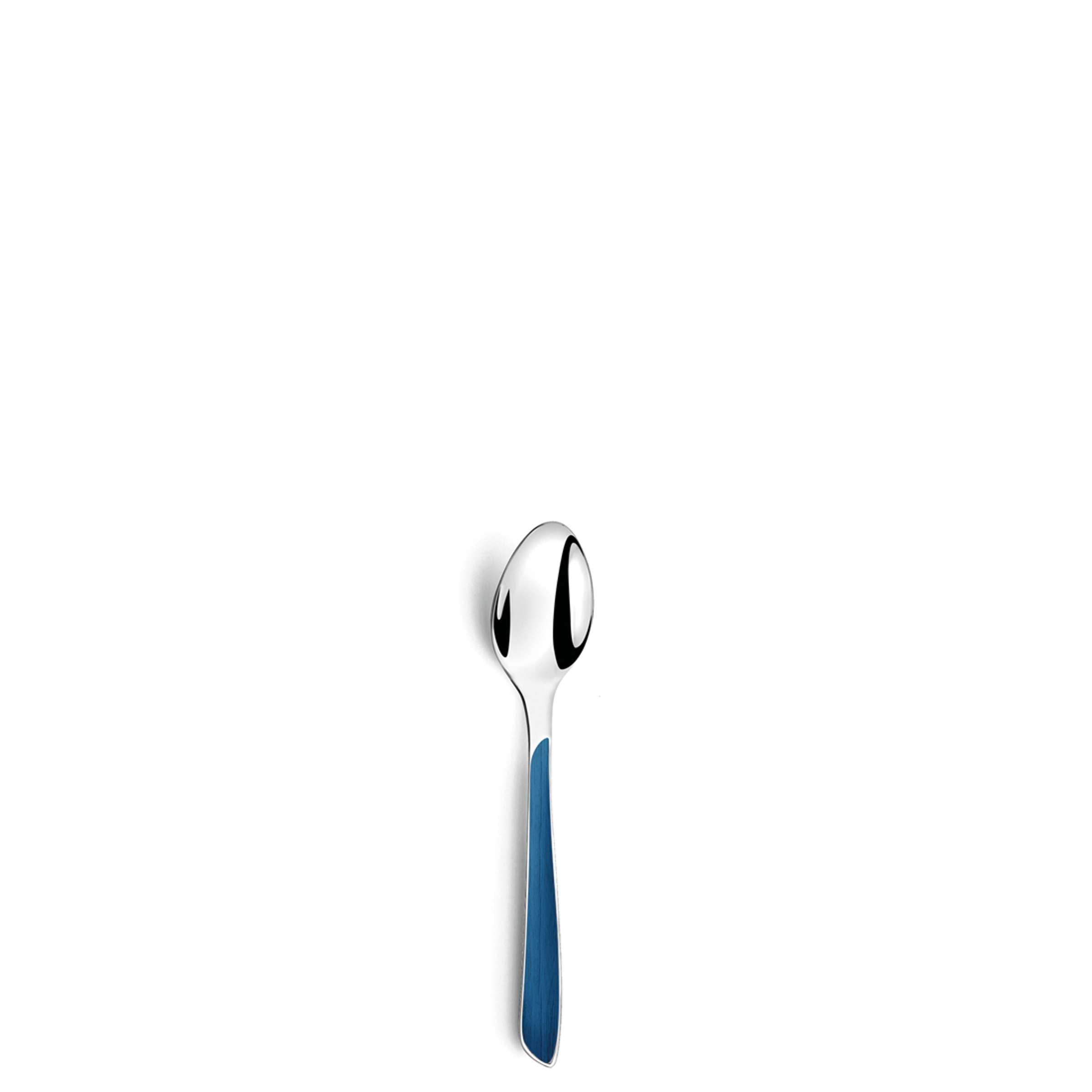 Blaues ECLAT NATURE Besteckset 24-teilig von Amefa mit Messer, Gabel, Löffel und Teelöffel, Edelstahl, modernes Design