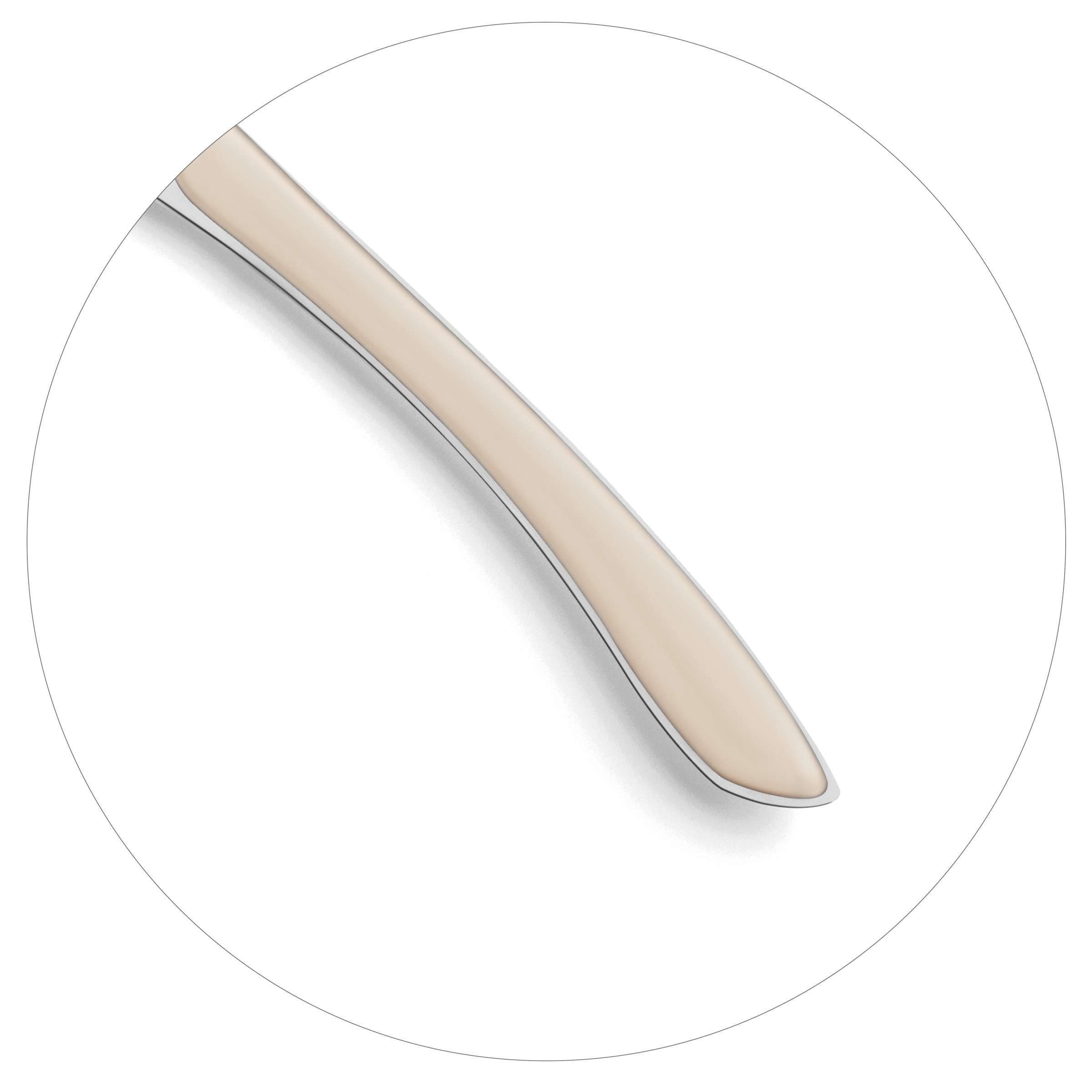 PRISMA Medium Tea Spoon off white satin