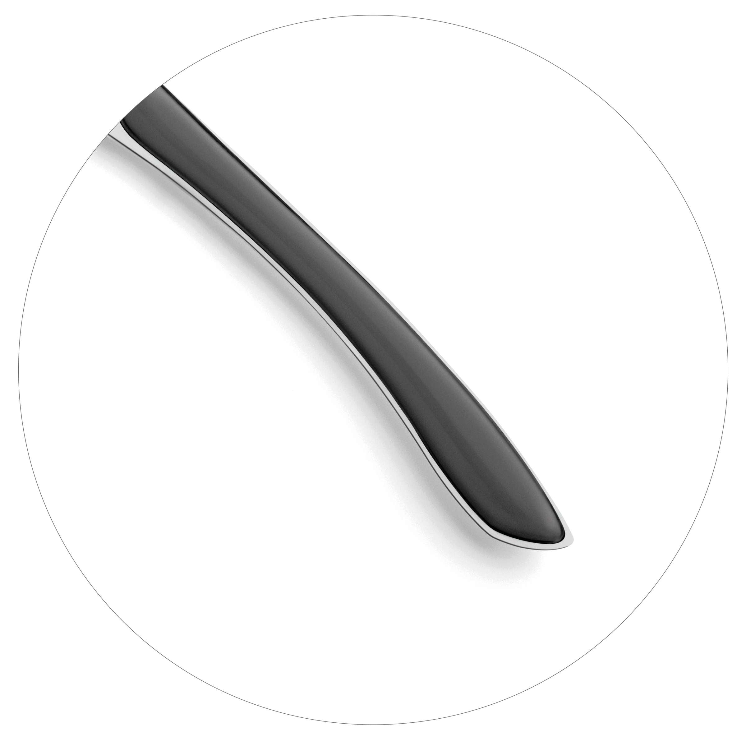 PRISMA Medium Tea Spoon slate grey satin