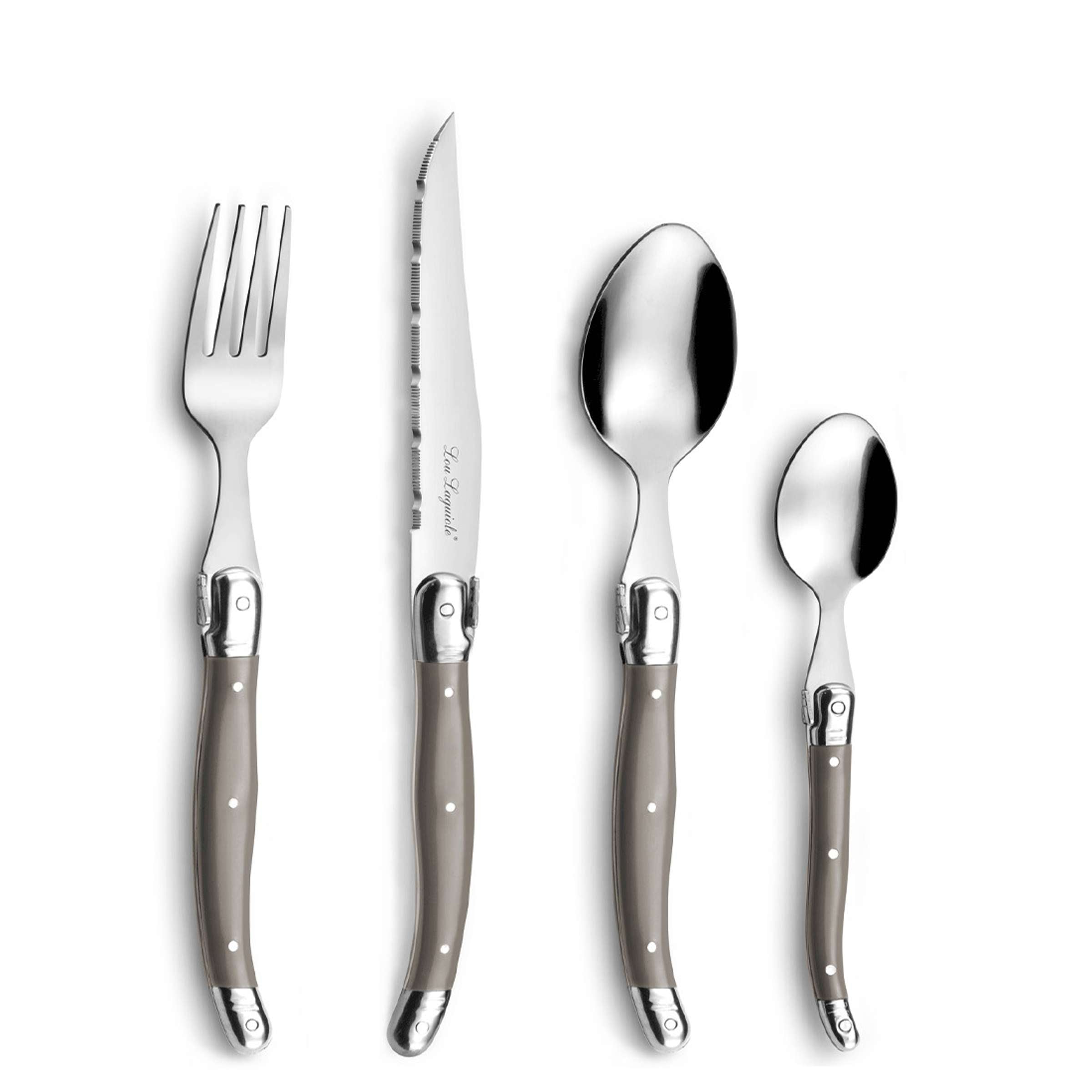 TRADITION 24-Piece Cutlery Set Taupe