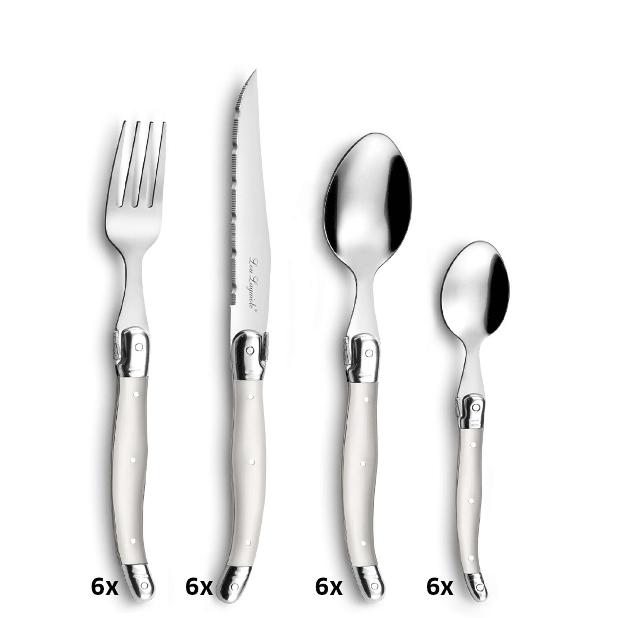 TRADITION 24-piece pearl cutlery set