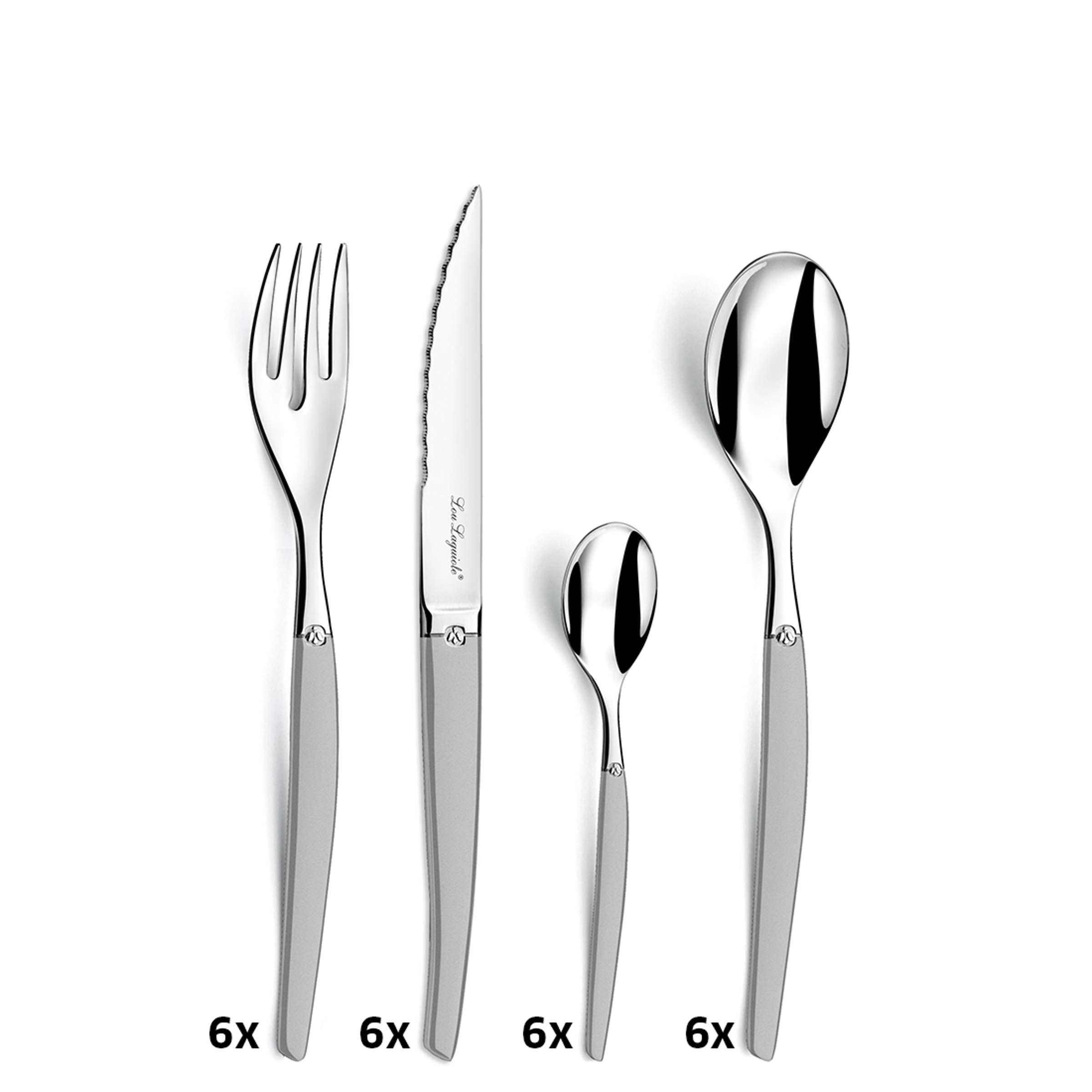 JET LAG Besteckset 24-teilig mattiert