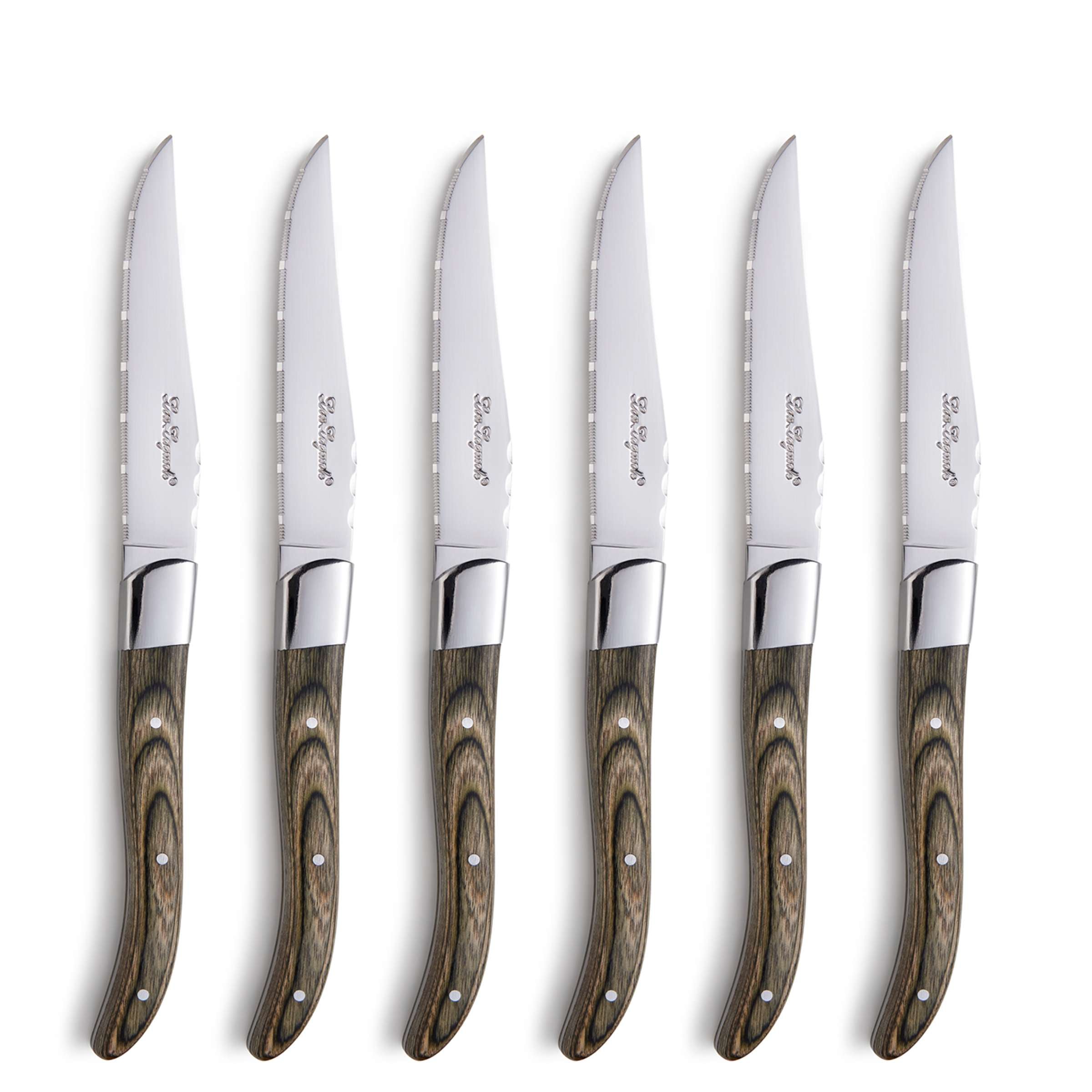 LOUIS Steak Knife Set 6-piece wood