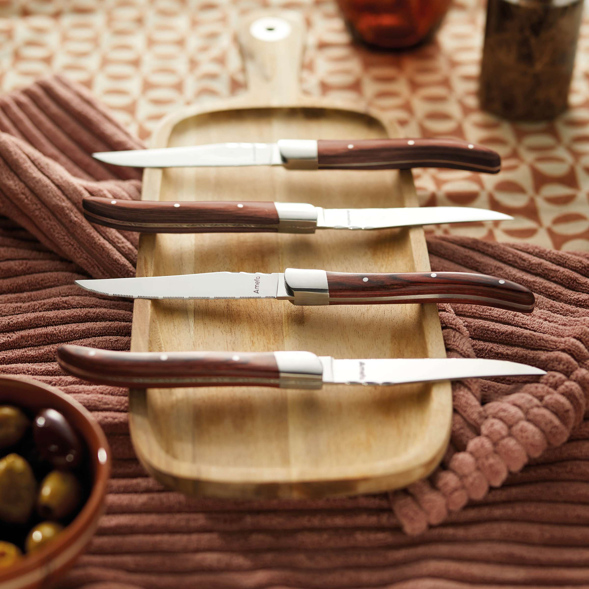 ROYAL STEAK Steakmesser Set 2-teilig holz