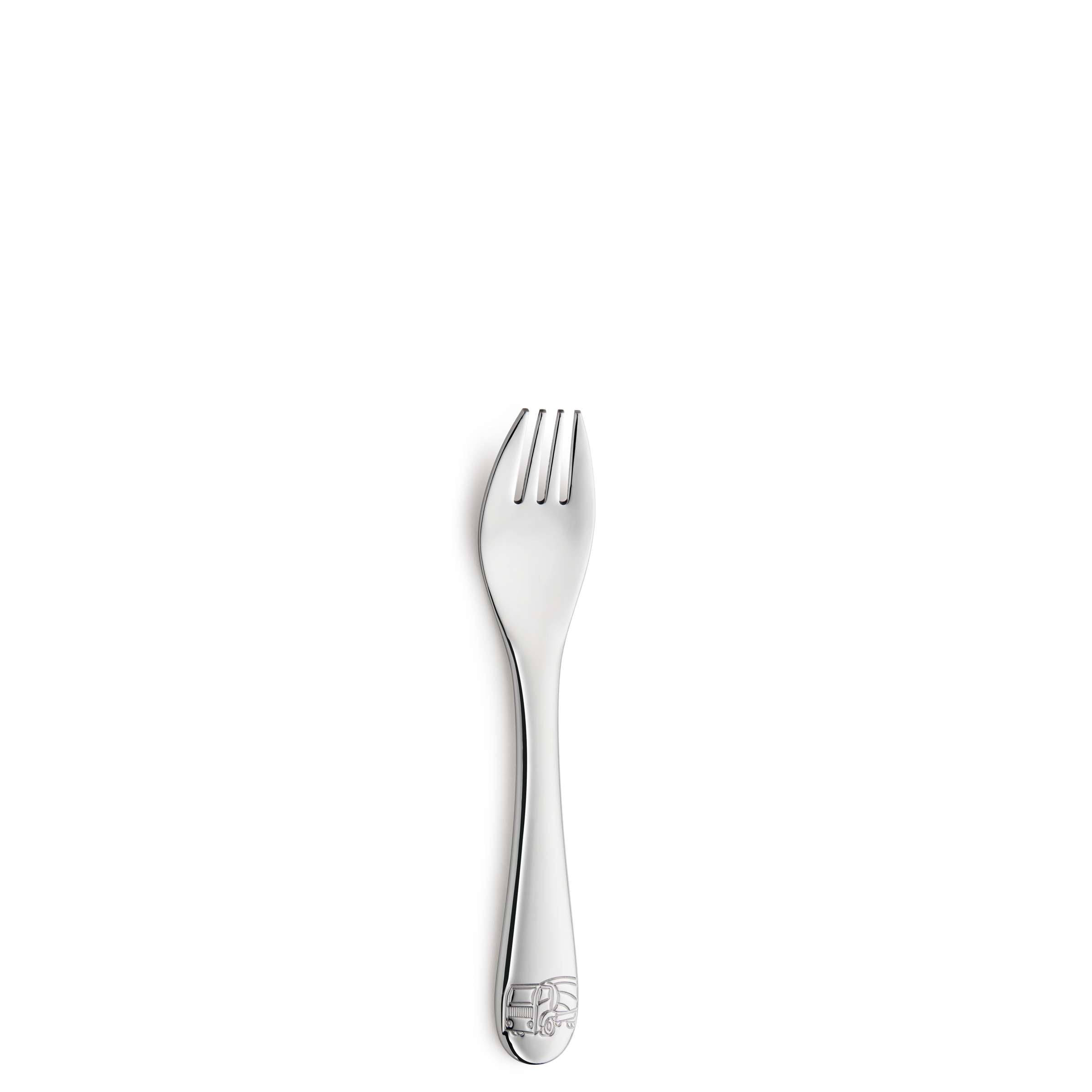 Kinderbesteck-Set von Kuppels, 4-teilig, mit kindgerechtem Design für kleine Hände, aus langlebigem Edelstahl.