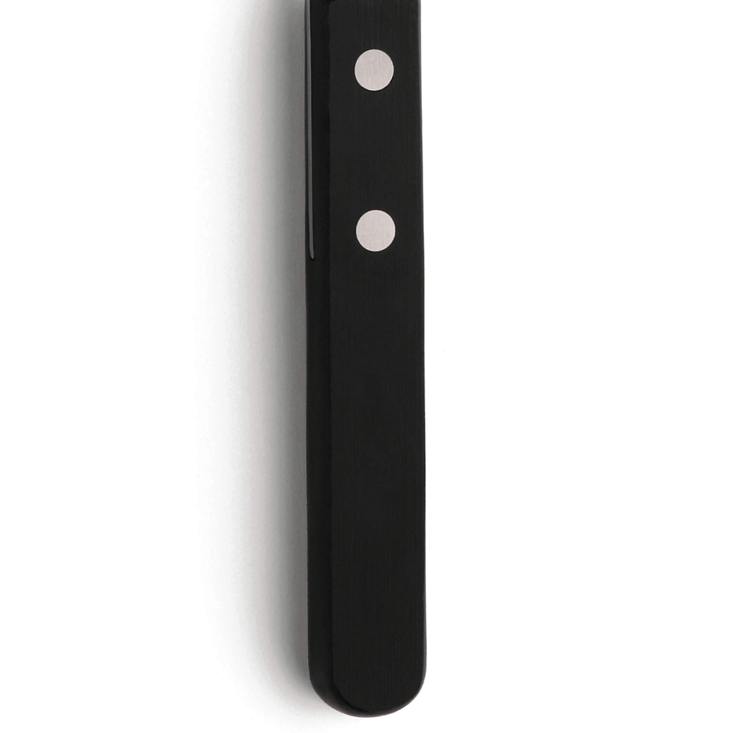 Schwarzes 6-teiliges Amefa PIZZA Menülöffel Set aus Besteck für Pizza und Snacks, moderne Utensilien mit glänzender Oberfläche