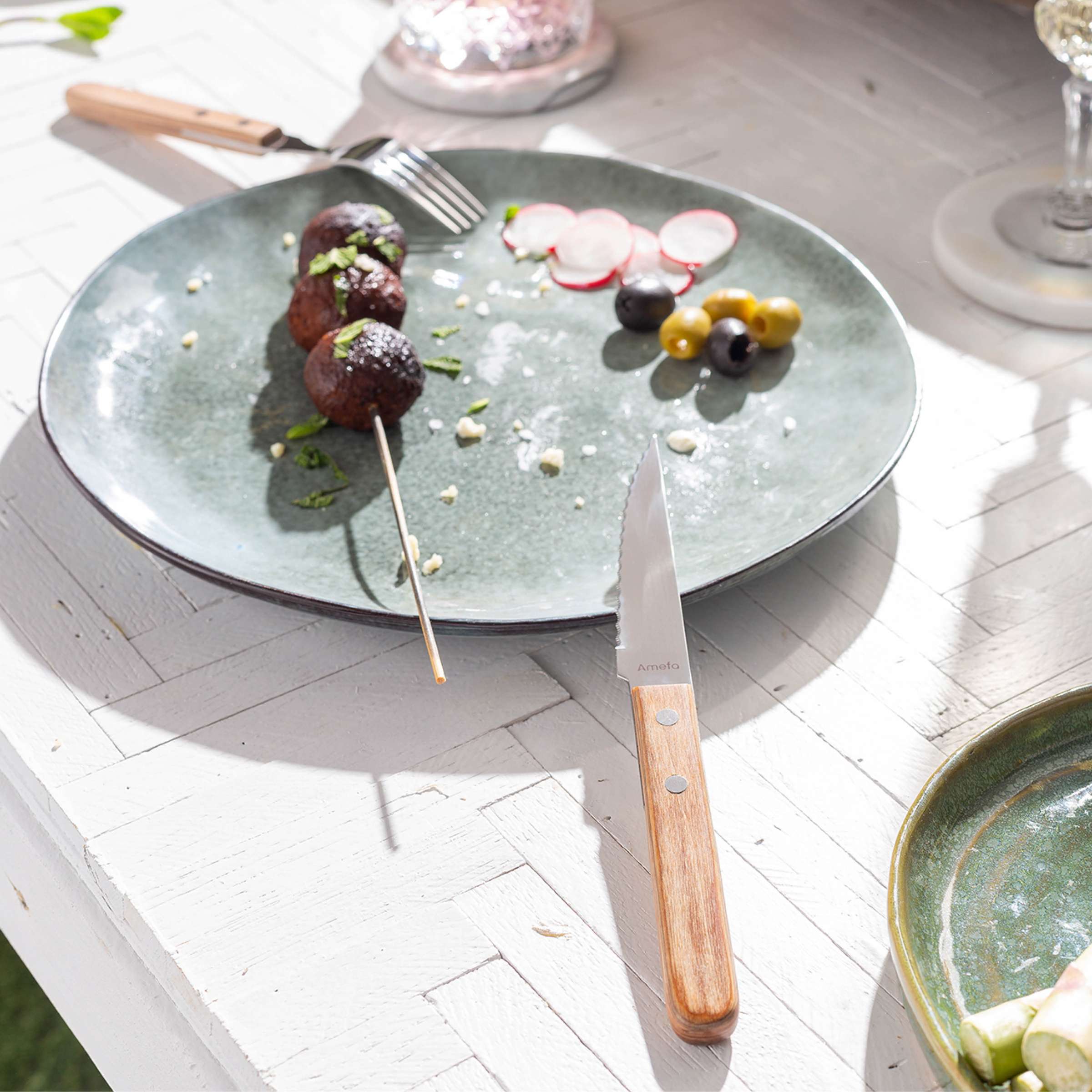 PIZZA Steakmesser Set 6-teilig holz