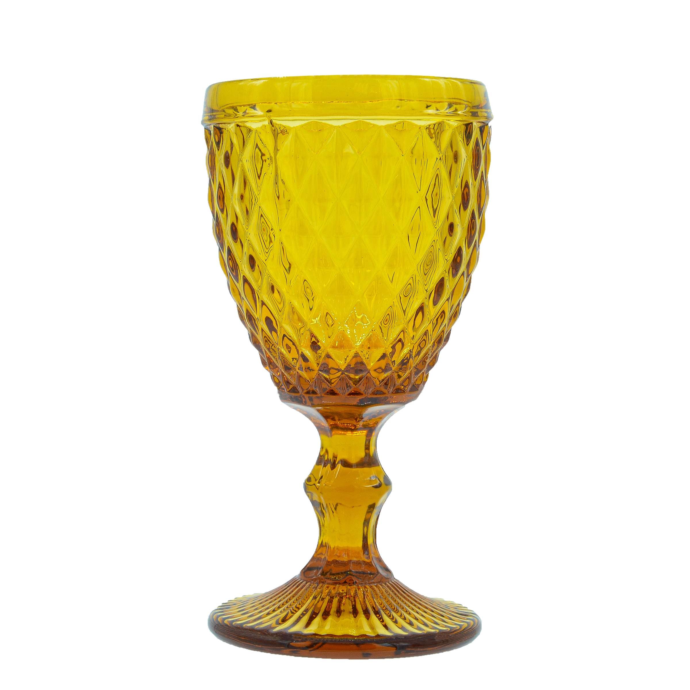 DIAMOND Wineglas amber