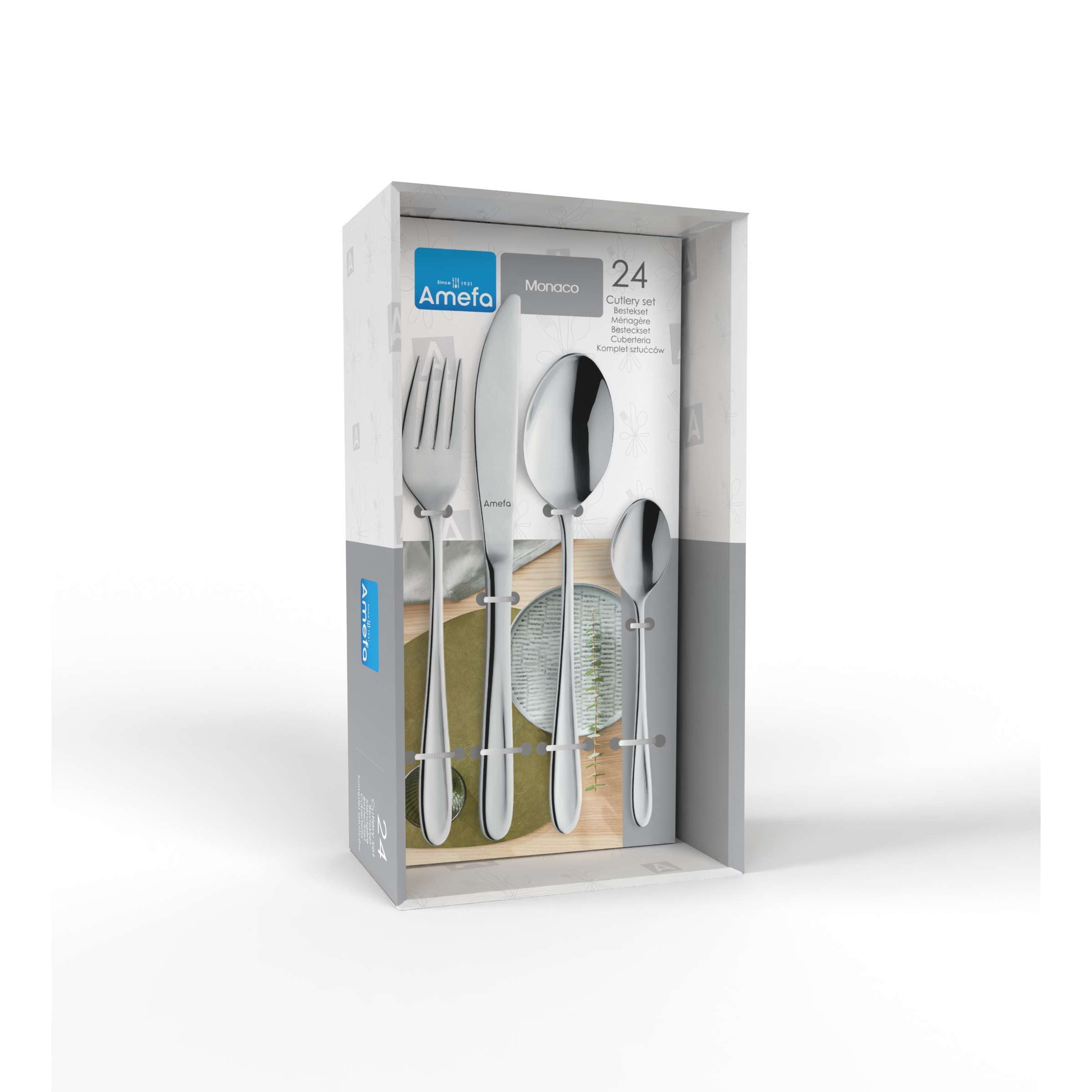MONACO Cutlery Set 24-pieces