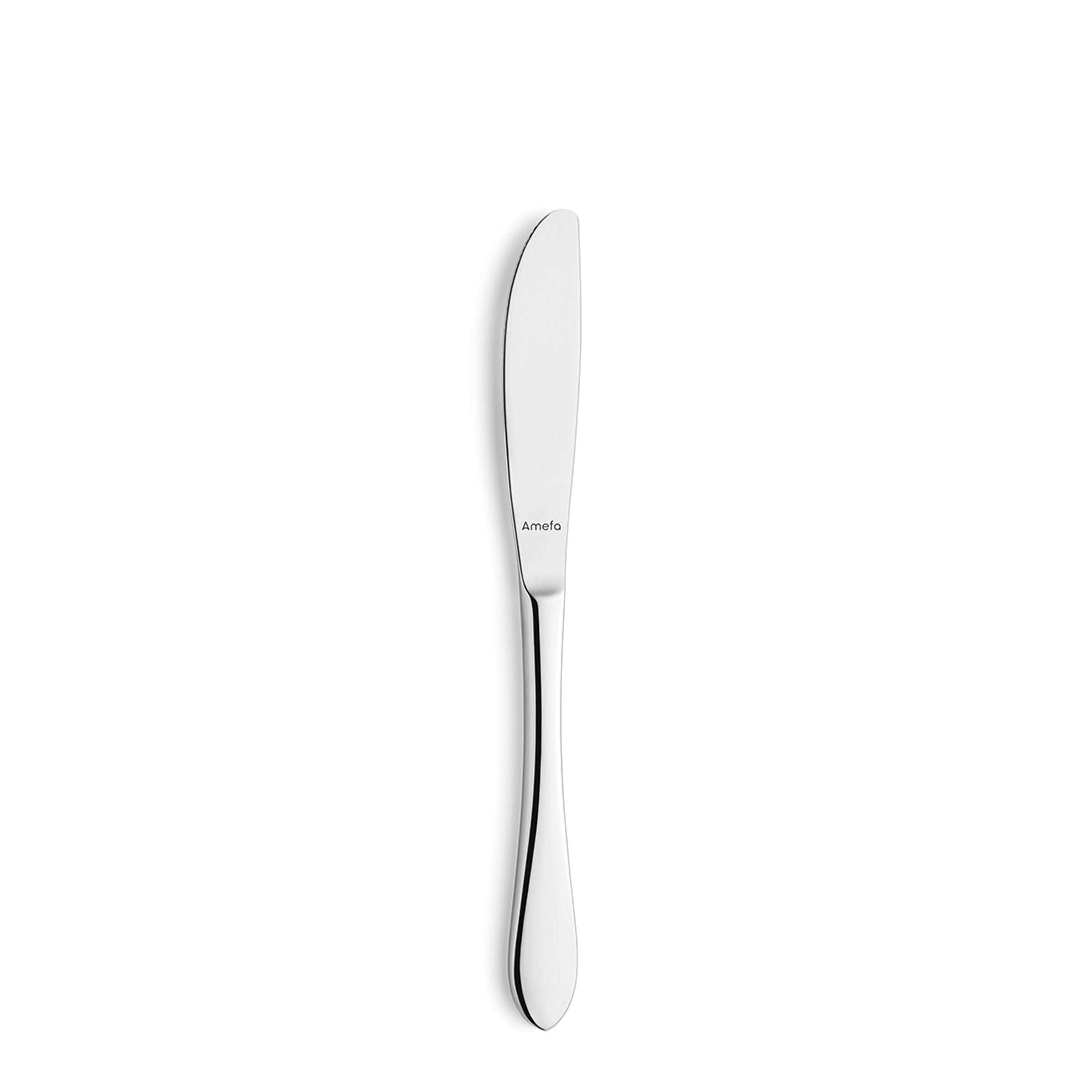 Amefa SONATE Besteckset 24-teilig mit Messer, Gabel, Löffel aus Edelstahl auf weißem Hintergrund