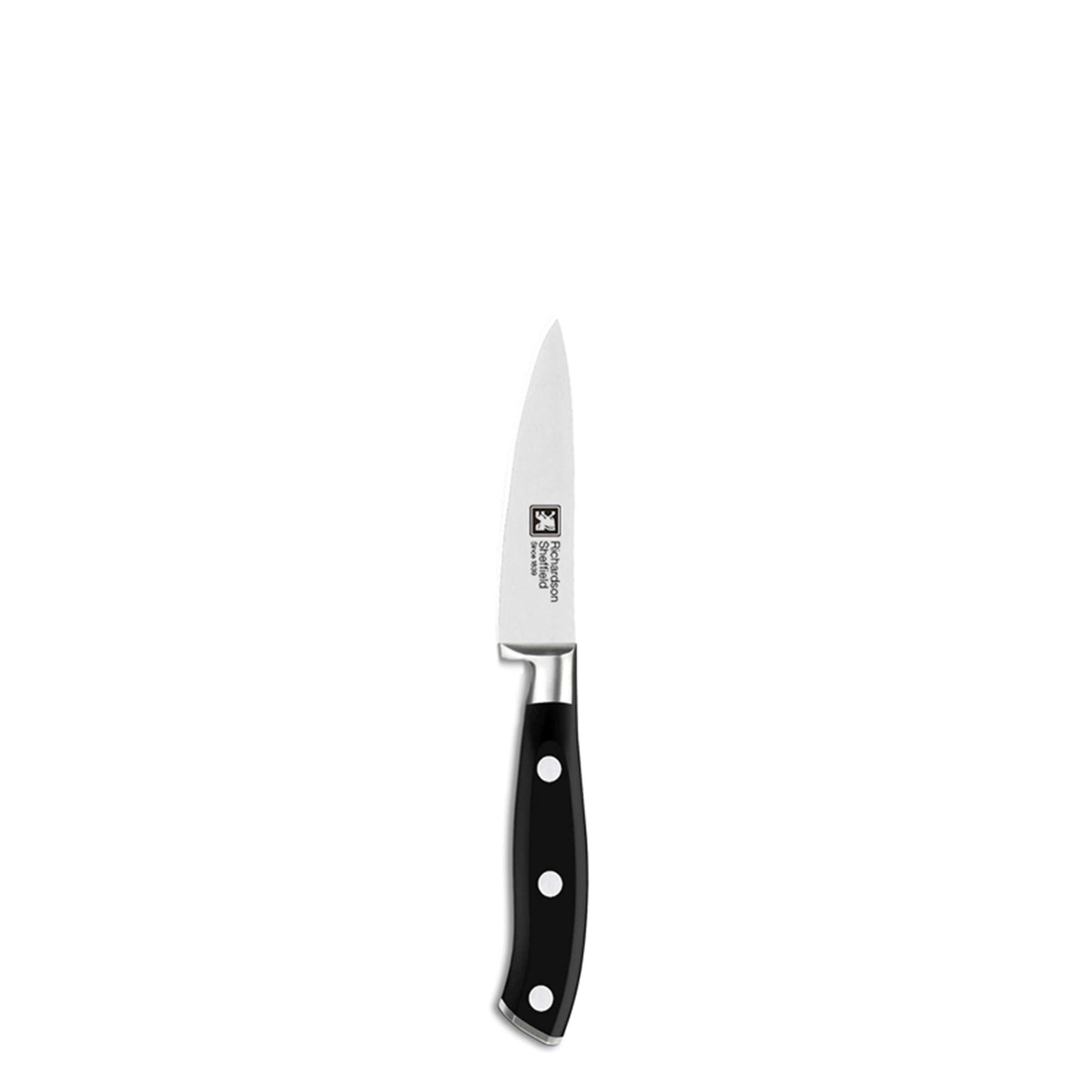 Sabatier Trompette VULCANO Schälmesser, Küchenmesser mit ergonomischem Griff und scharfer Klinge, auf weißem Hintergrund.