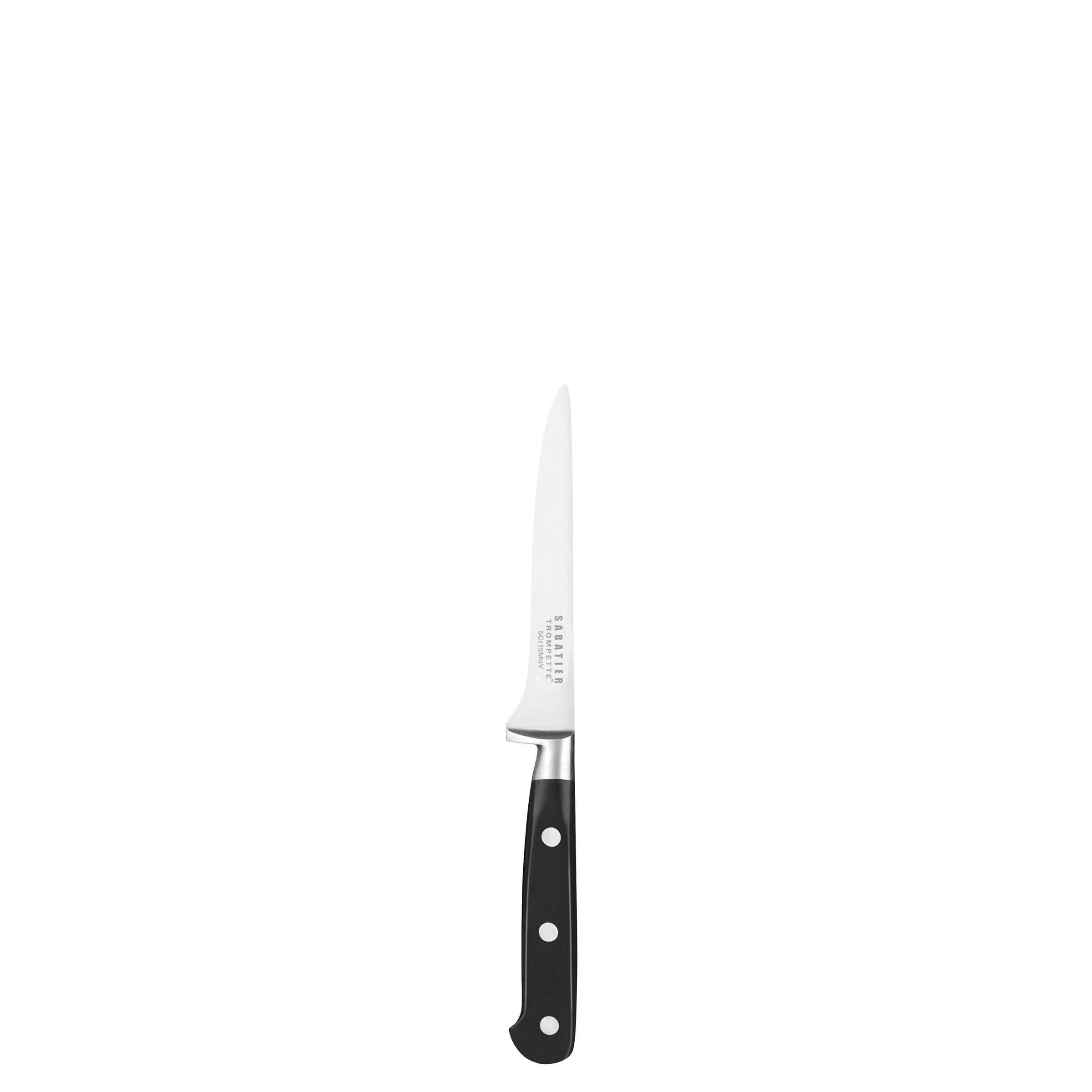 Sabatier Trompette Ausbeinmesser in Küchenqualität, scharfes Messer mit Holzgriff für Fleisch und Knochen.