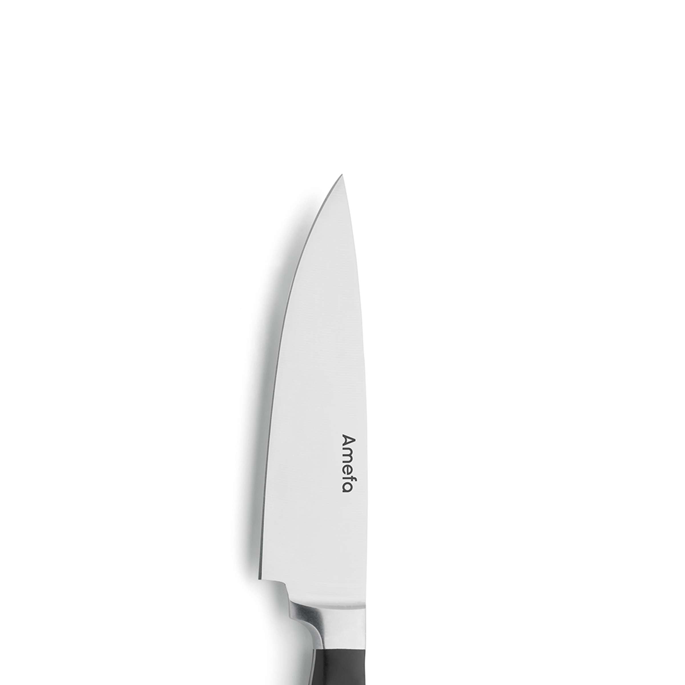 Premium Kochmesser von Amefa, scharfes Küchenmesser mit ergonomischem Griff, ideal zum Schneiden und Zubereiten von Lebensmitteln.