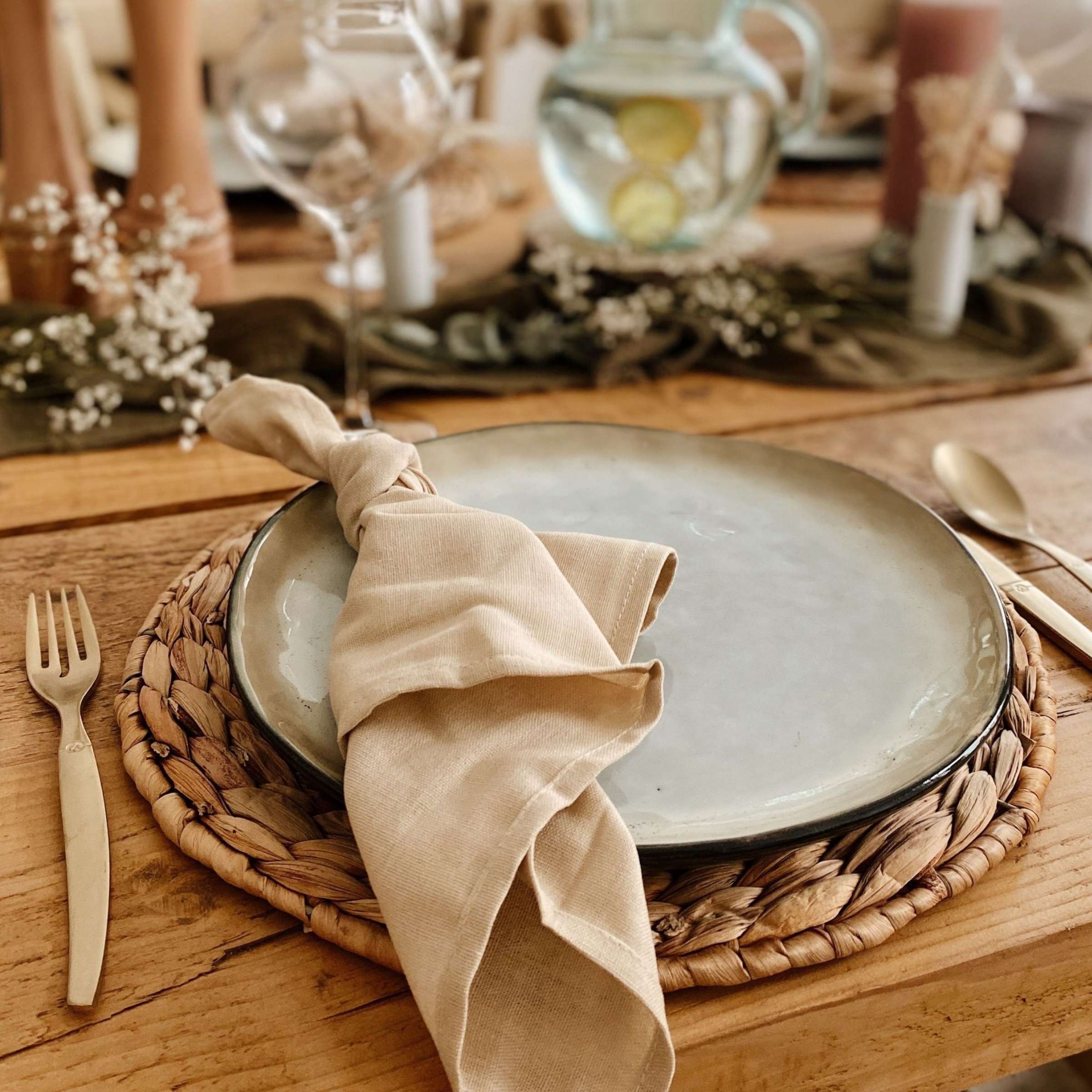 SHADOW NACRE Dinner Plate grey, white