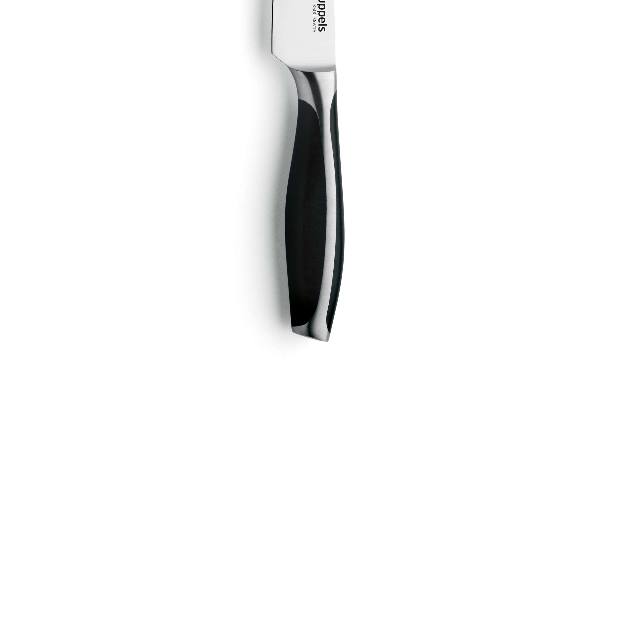 Kuppels CHEF Allzweckmesser Küchenmesser mit schwarzem Griff, scharf und vielseitig für Schneiden und Zubereitung in der Küche