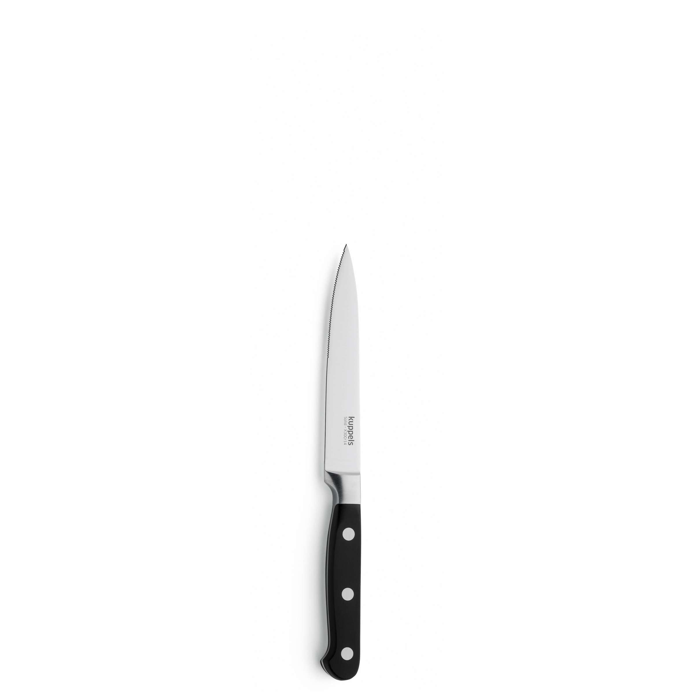 Kuppels SOLID Tomatenmesser, scharfes Küchenmesser zum Schneiden von Tomaten, mit ergonomischem Griff und rostfreier Klinge.