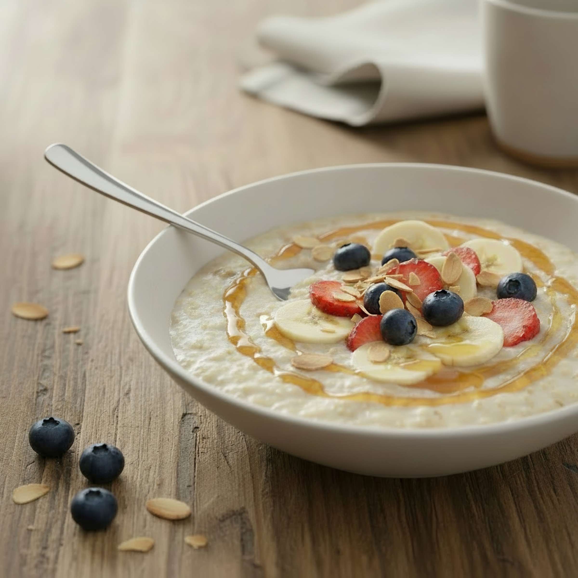 Kuppels Besteck-Set mit Porridge- und Müslilöffeln, aus hochwertigem Edelstahl, elegant und praktisch für Frühstück.