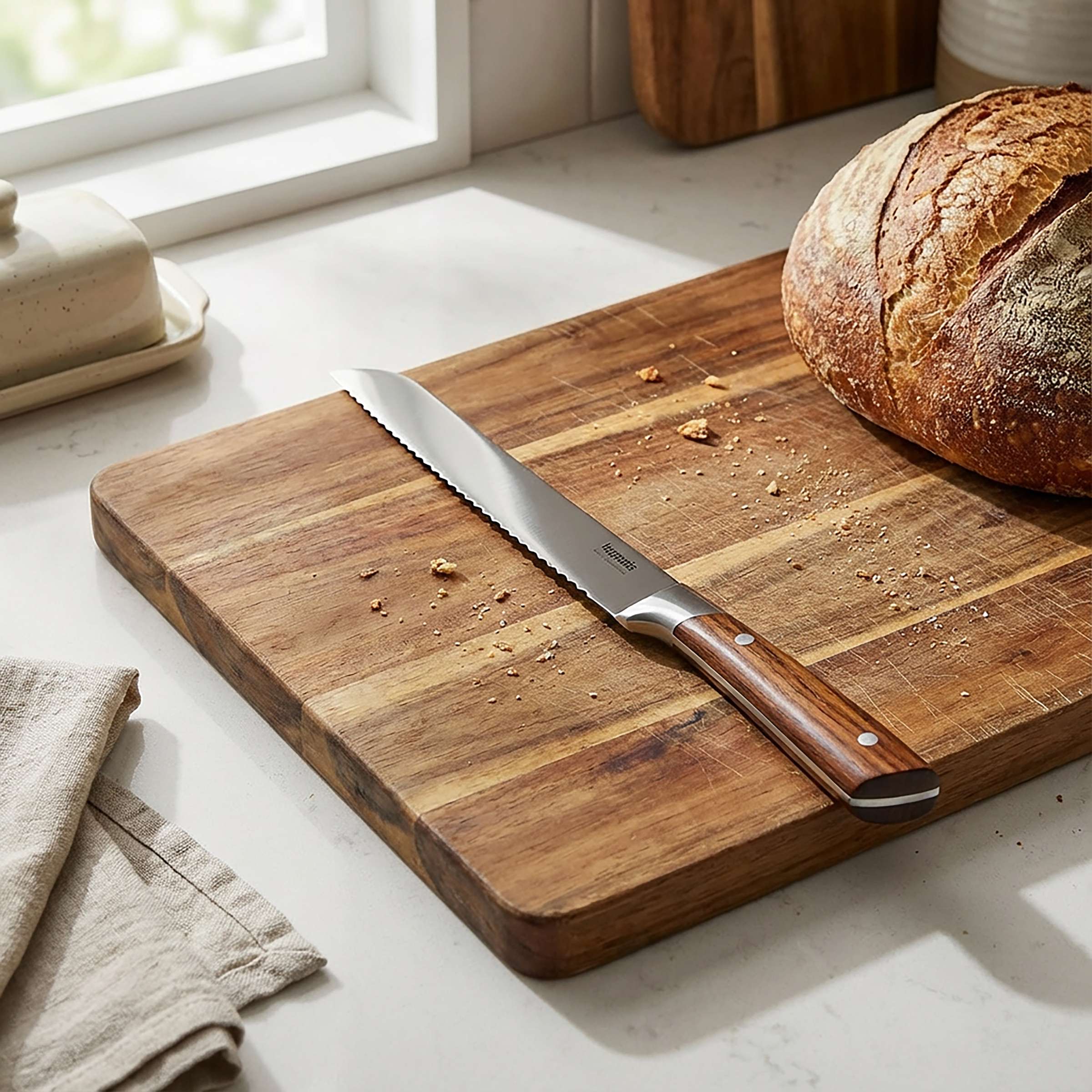 Kuppels AVID Brotmesser Küchenmesser mit scharfer Klinge und ergonomischem Griff, perfekt zum Schneiden von Brot.