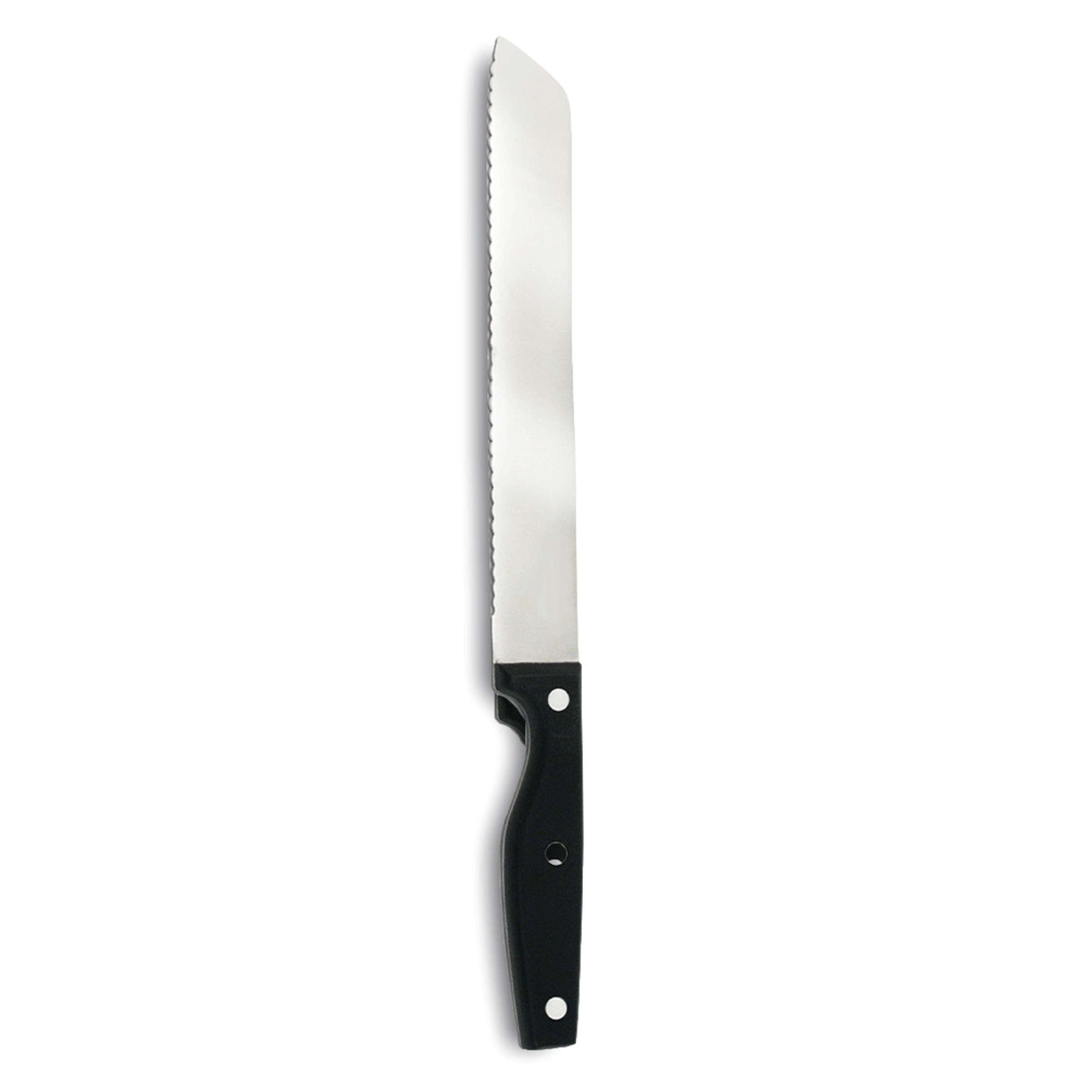 Kuppels SHARP LINE EDITION Messerblock mit fünf Messern aus Edelstahl, schwarz, mit Sichtfenster und Holzständer