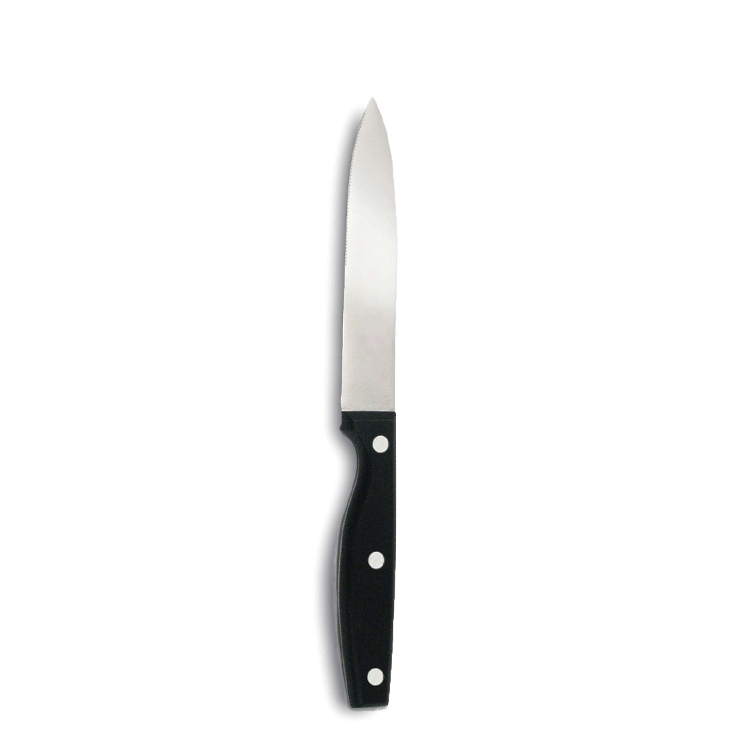 Kuppels SHARP LINE EDITION Messerblock 5-teilig mit schwarzen Holzschlitzen für Küchenmesser und Küchenzubehör
