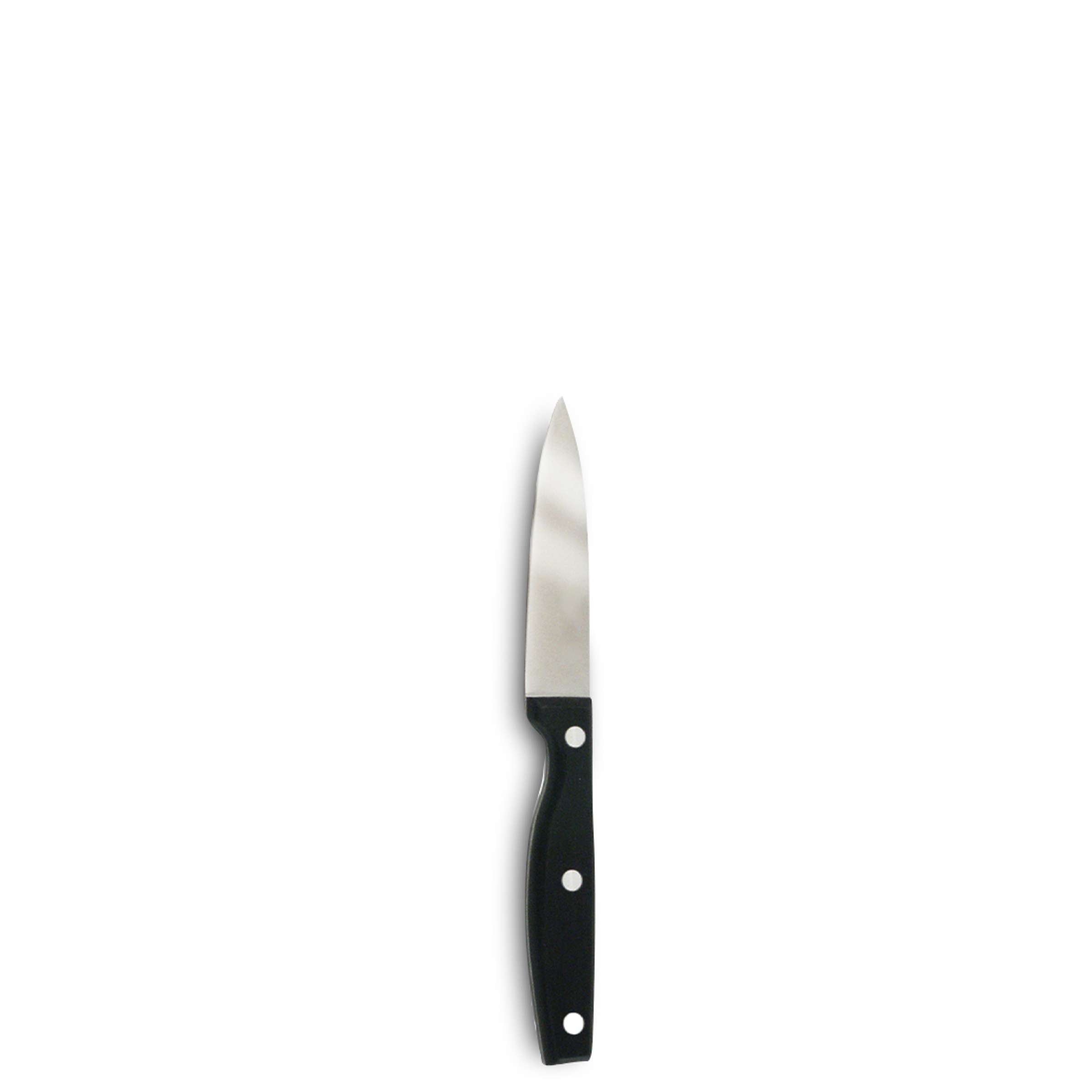 Kuppels Sharp Line Edition Messerblock mit fünf Messern aus Edelstahl, auf Holzständer präsentiert.