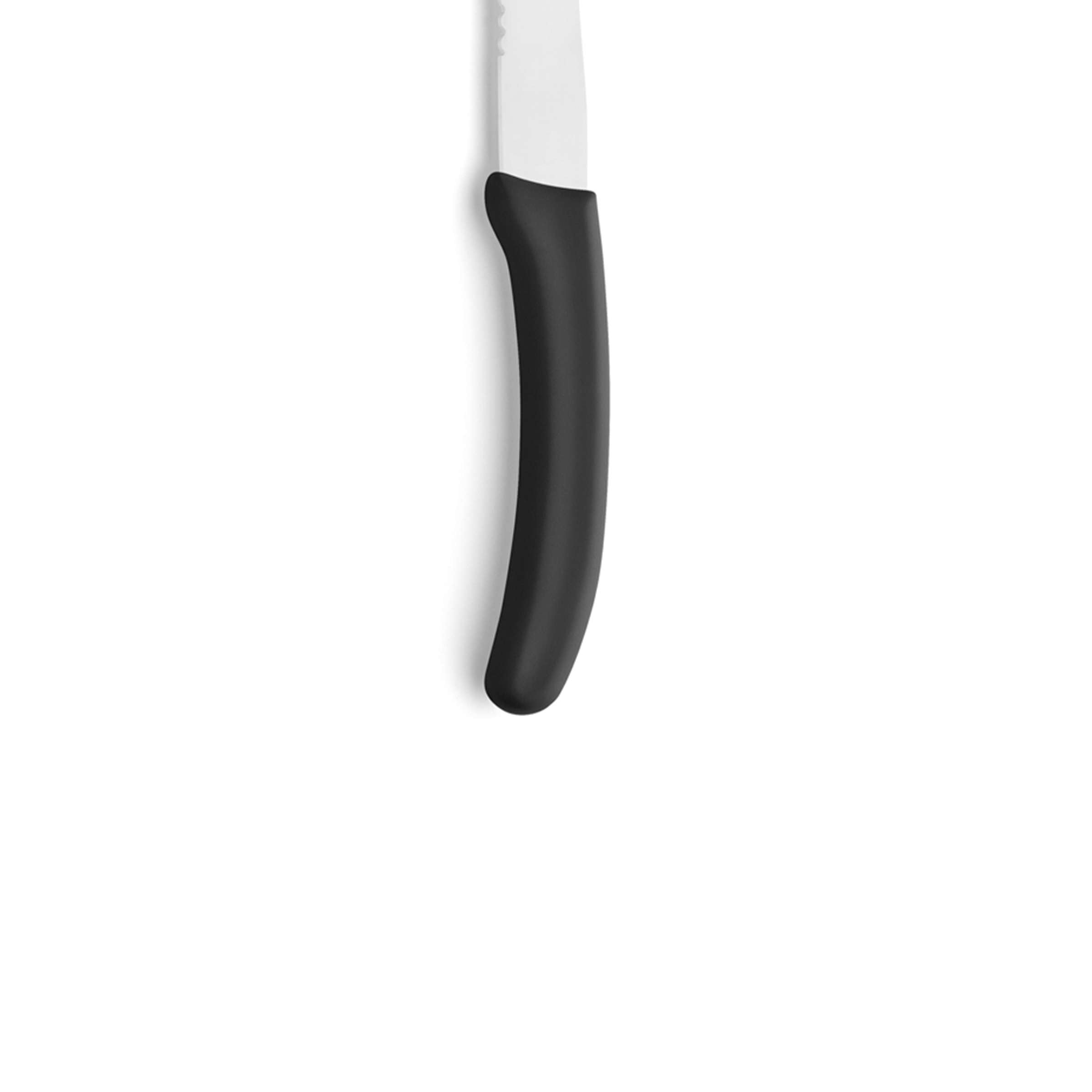 Dreiteiliges Kuppels Frühstücksmesser-Set aus rostfreiem Stahl für die Küche, mit scharfen Messern auf einer weißen Oberfläche.
