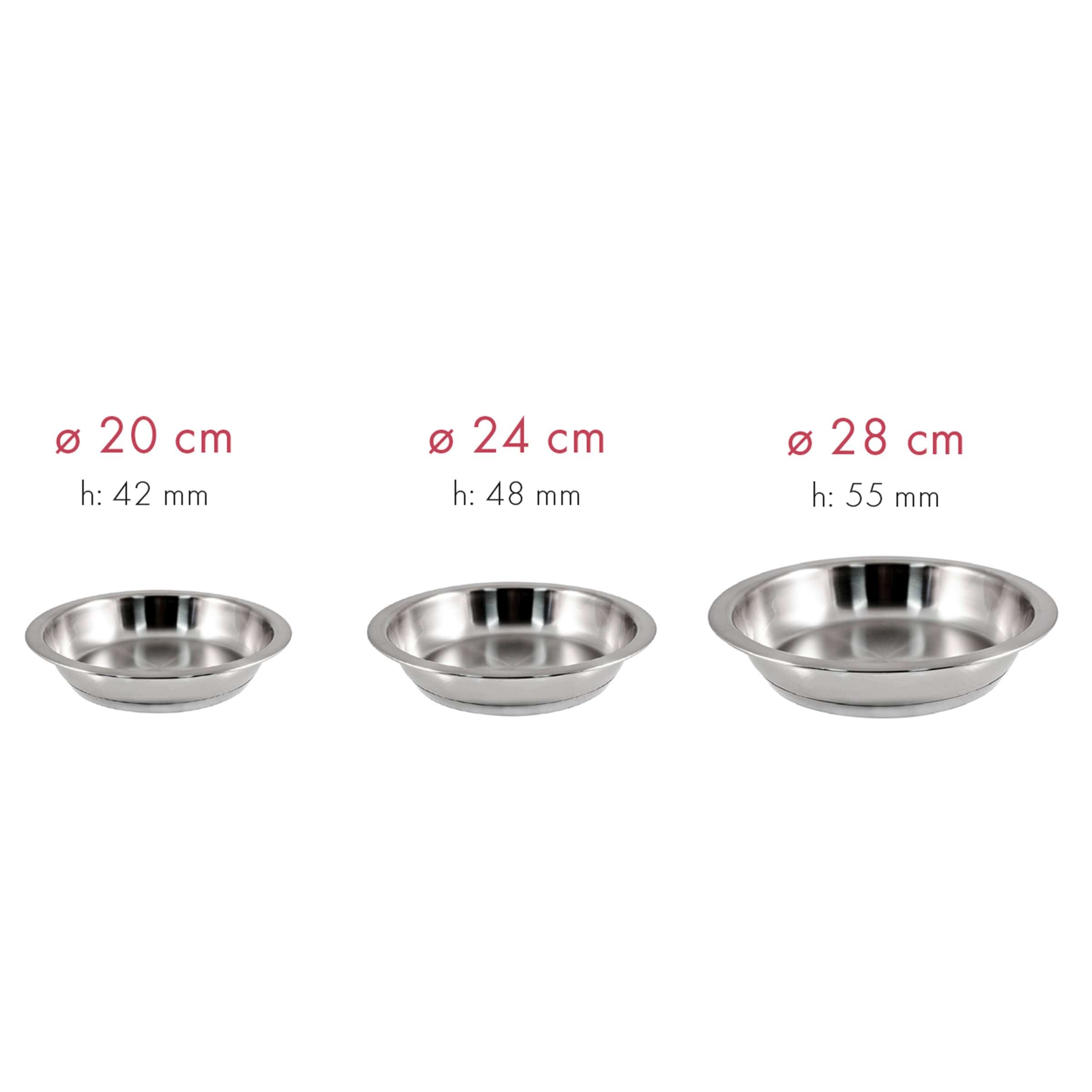 Kuppels QUICK CLACK PRO Pfanne 20 cm aus langlebigem Metall mit beschichteter Kochfläche, ideal für sauberes Braten.