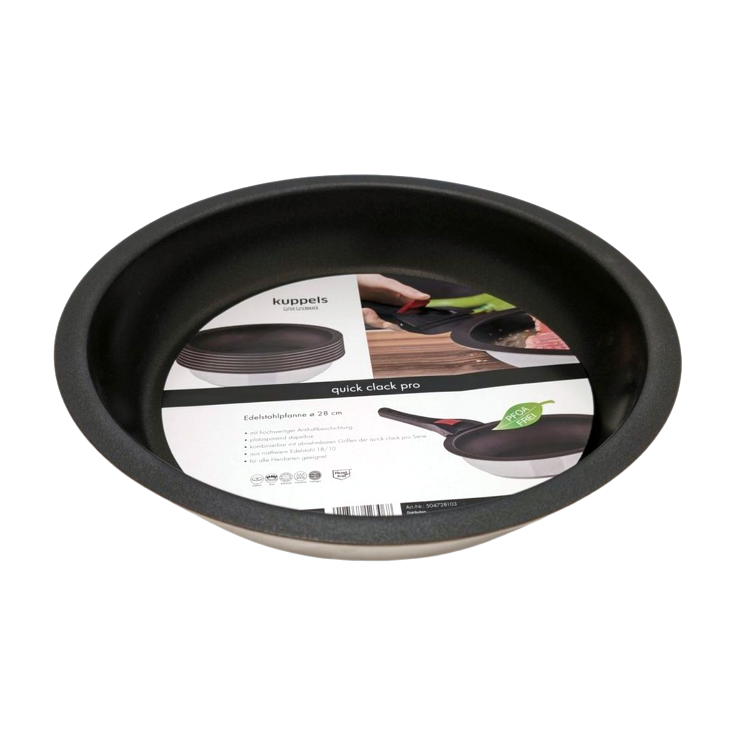 QUICK CLACK PRO Pan met coating 28 cm