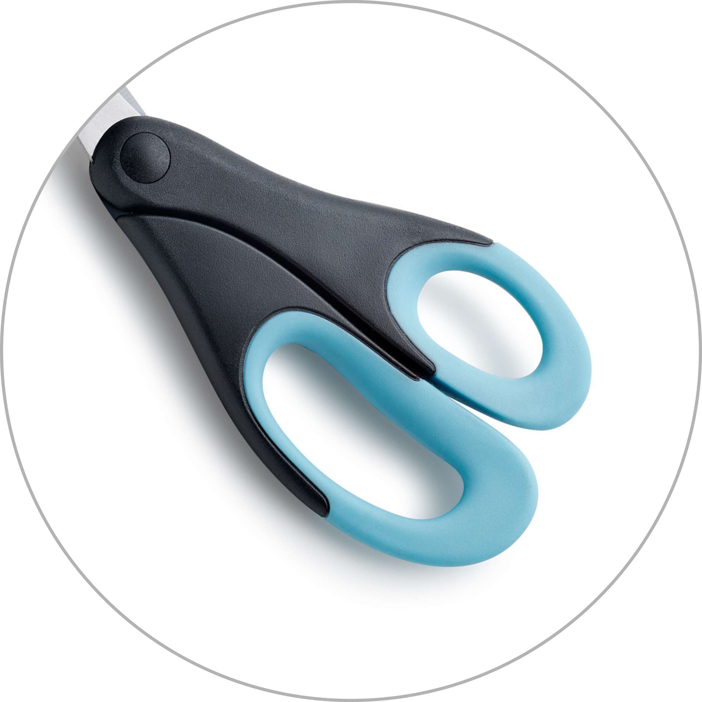 Kuppels Küchenschere, robuste Küchen-Schere mit ergonomischem Griff, ideal zum Schneiden von Lebensmitteln und Küchenzubehör.