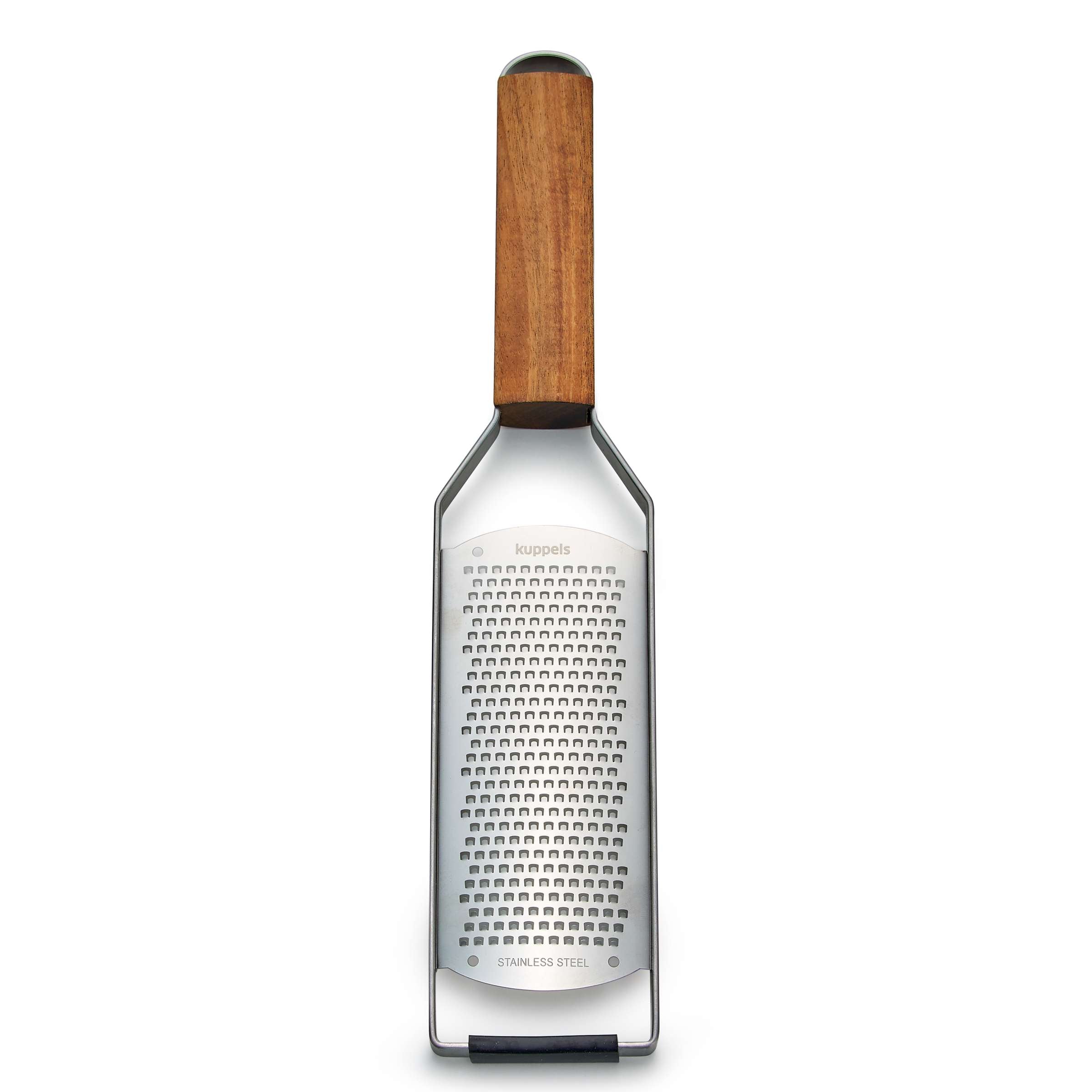 Feine GRANO Handreibe von Kuppels mit Holzcontainer, robustes Küchenaccessoire für Gewürze und Kräuter.