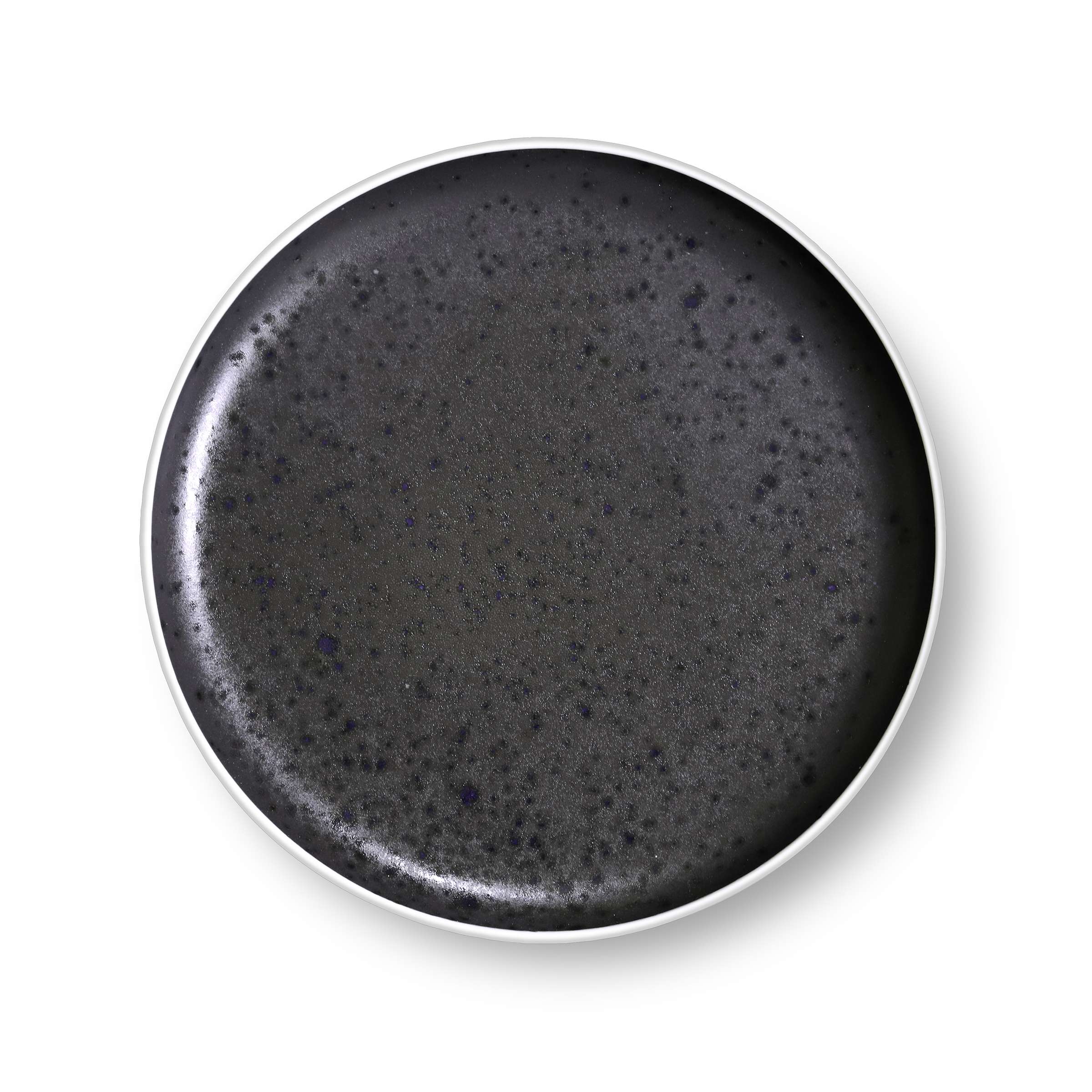 ASTER GRANITE Dessert Plate black,white