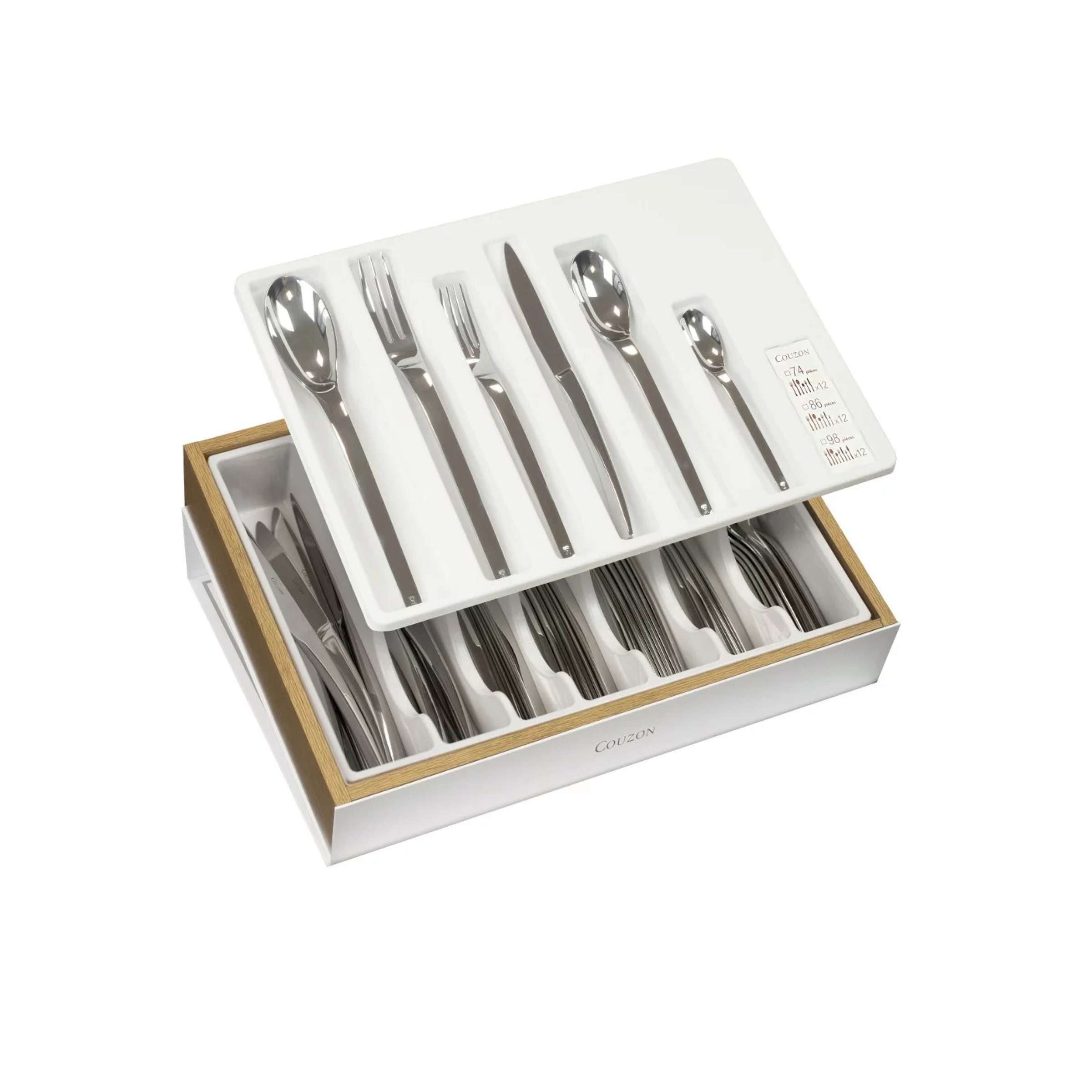 SILHOUETTE 86-Piece Cutlery Set